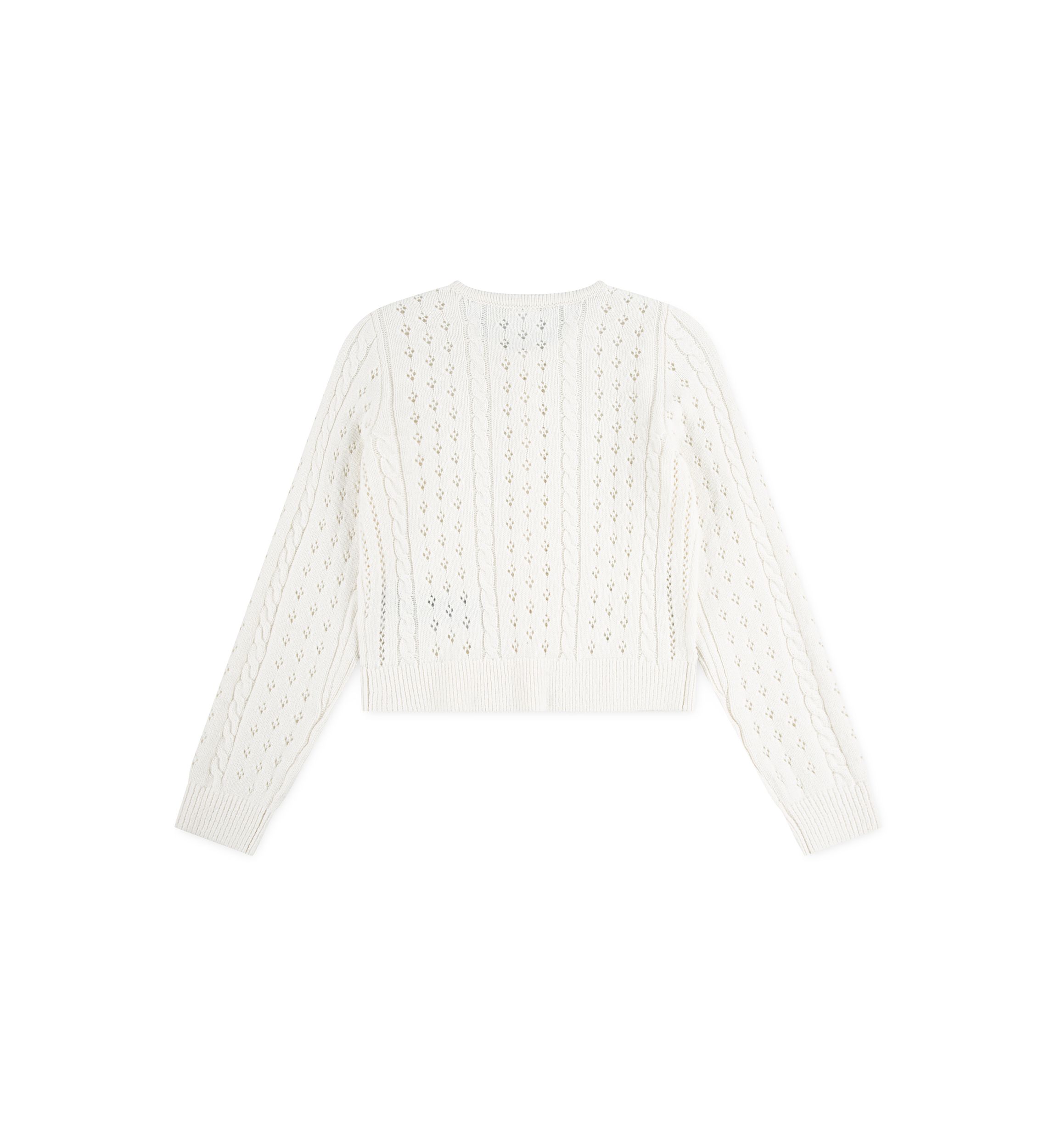 cable knit cardigan