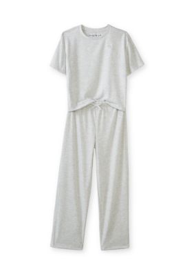 abercrombie kids boxy tee and pant sleep set | Belk
