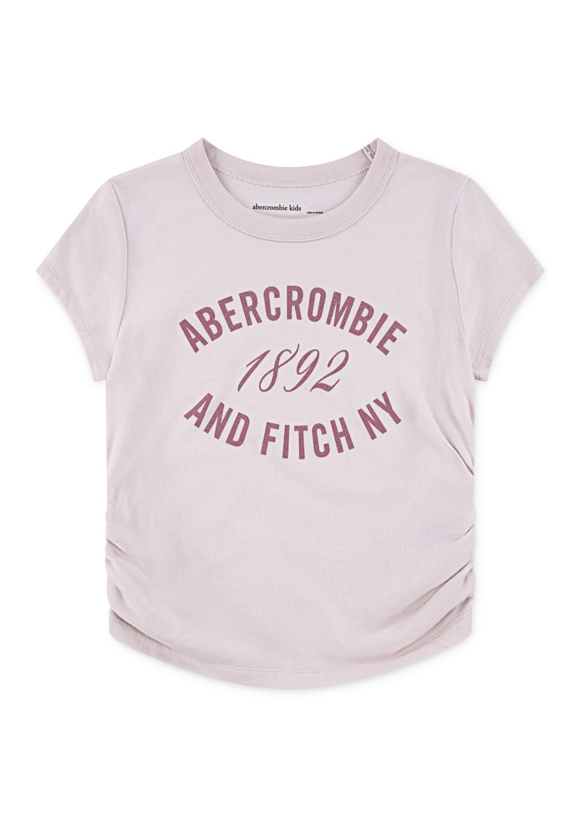 cotton ruched 1892 graphic t-shirt