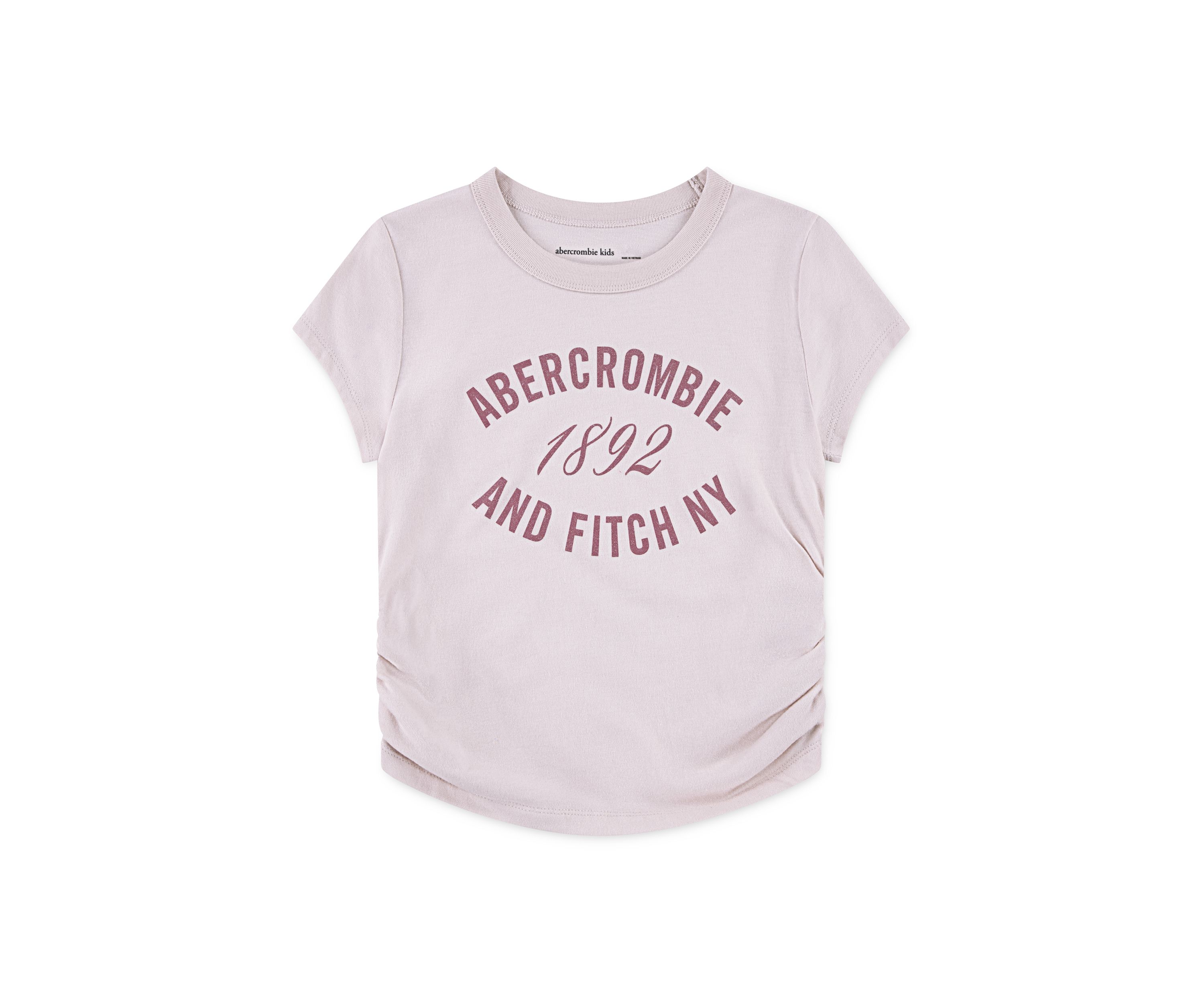 cotton ruched 1892 graphic t-shirt