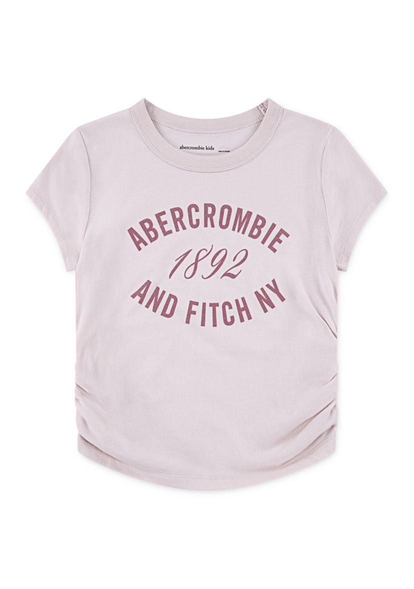 cotton ruched 1892 graphic t-shirt