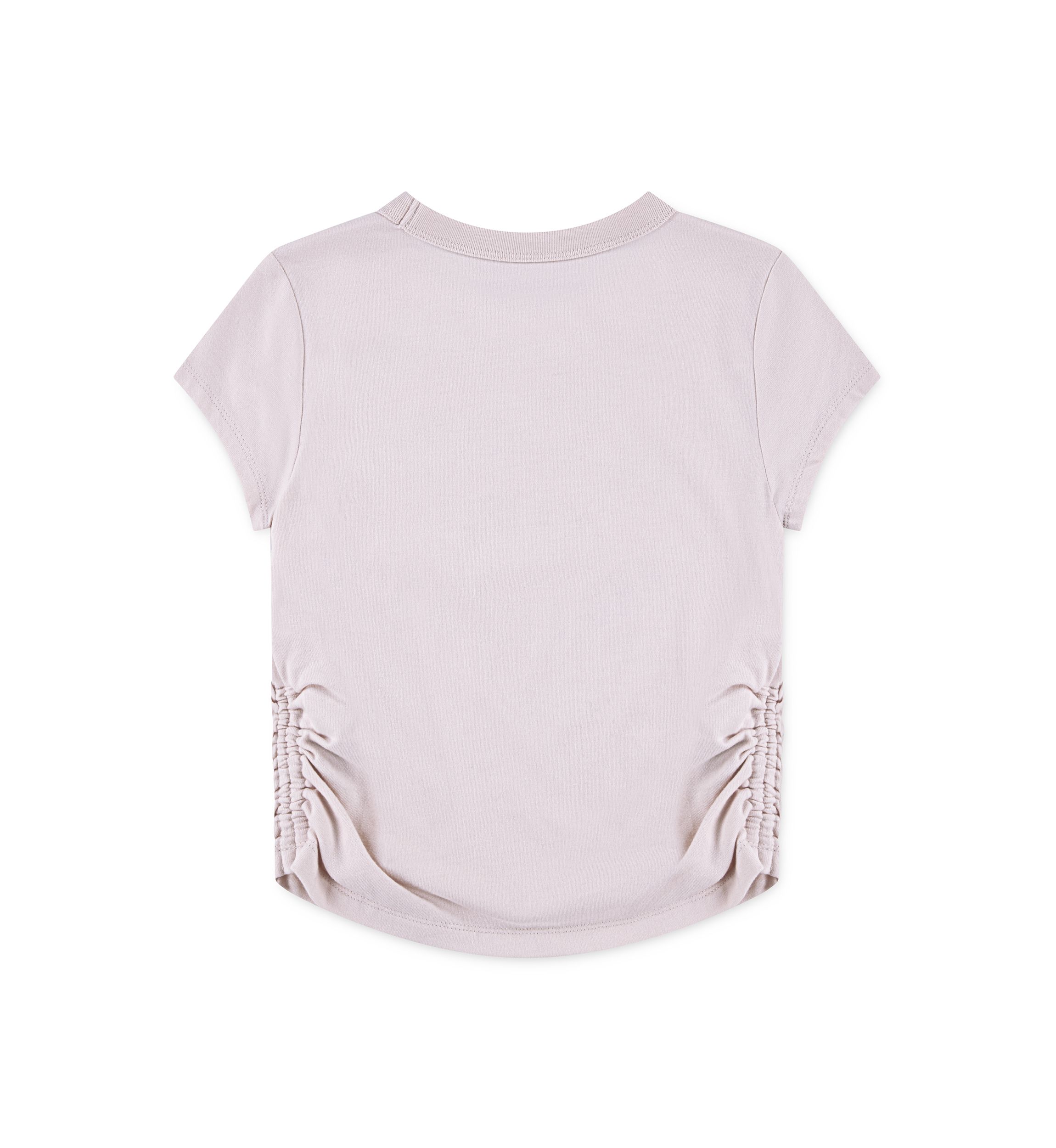 cotton ruched 1892 graphic t-shirt