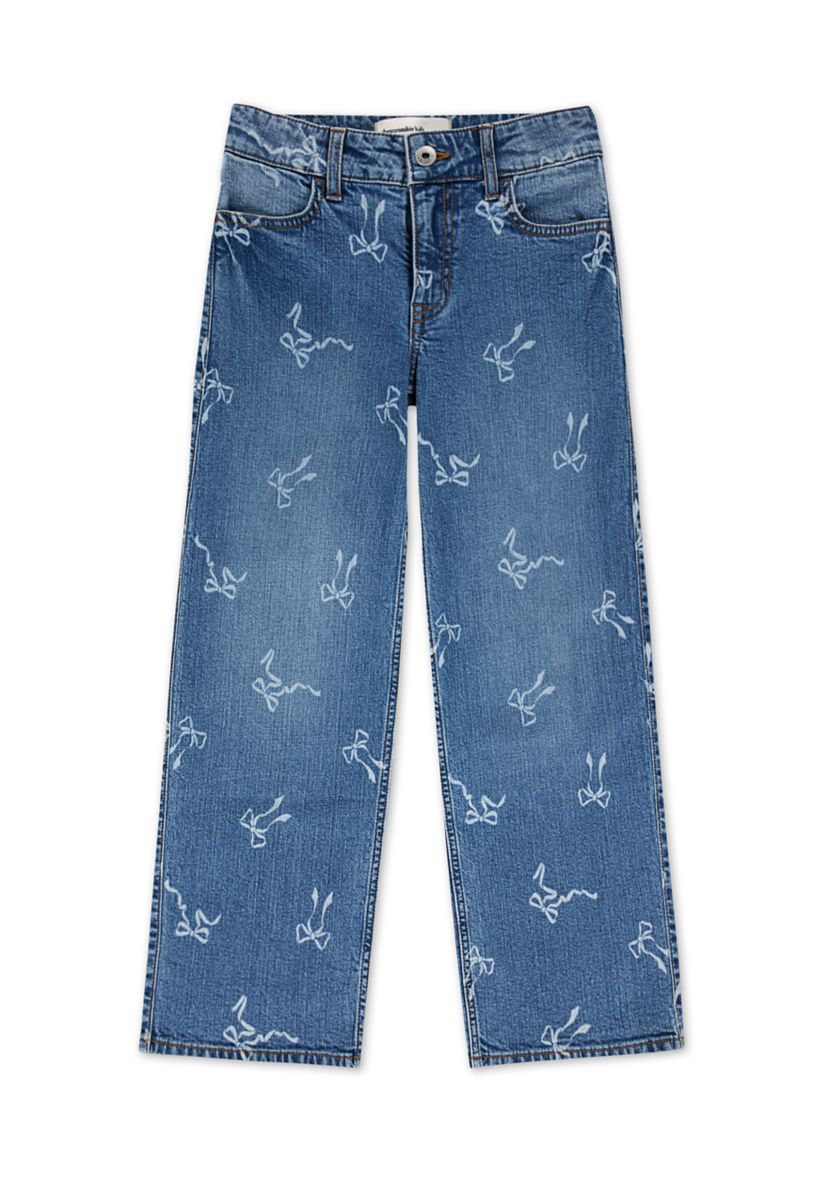 high rise discharge wide leg jeans