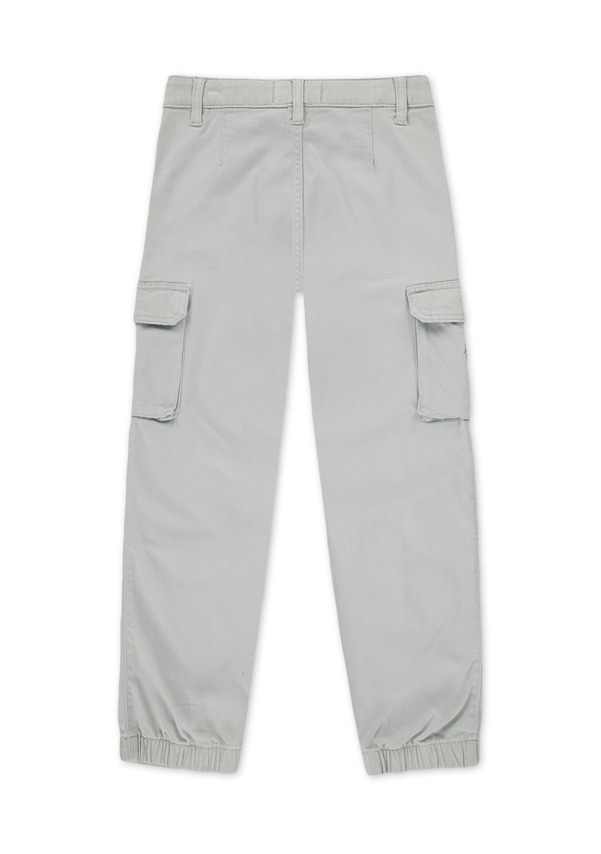 embroidered cargo joggers