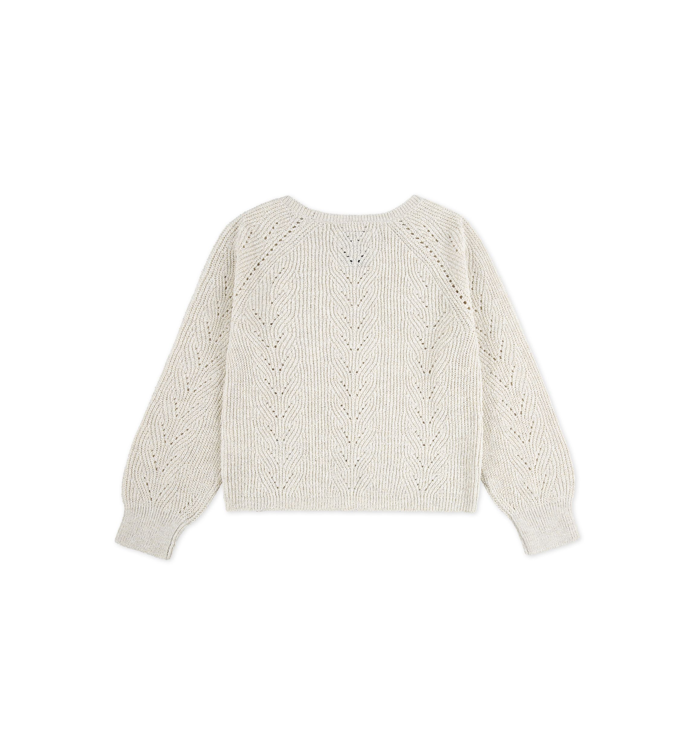 twist front crew sweater 