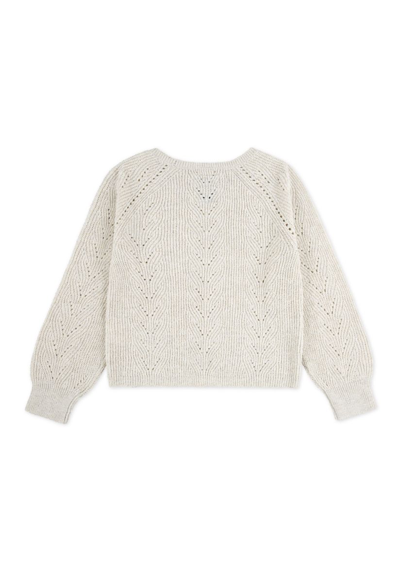 twist front crew sweater 