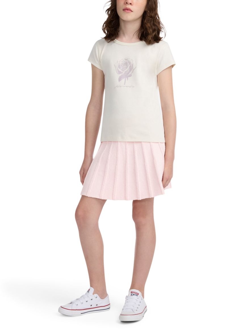 pleated sweater skirt 