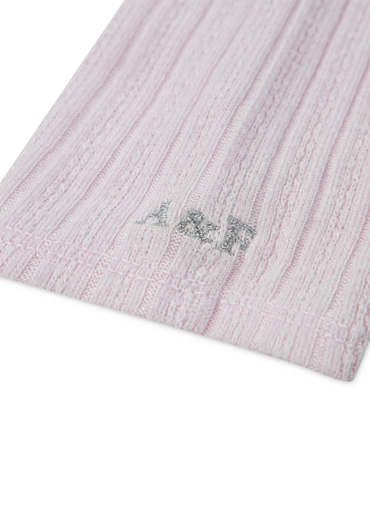double bow pointelle top 