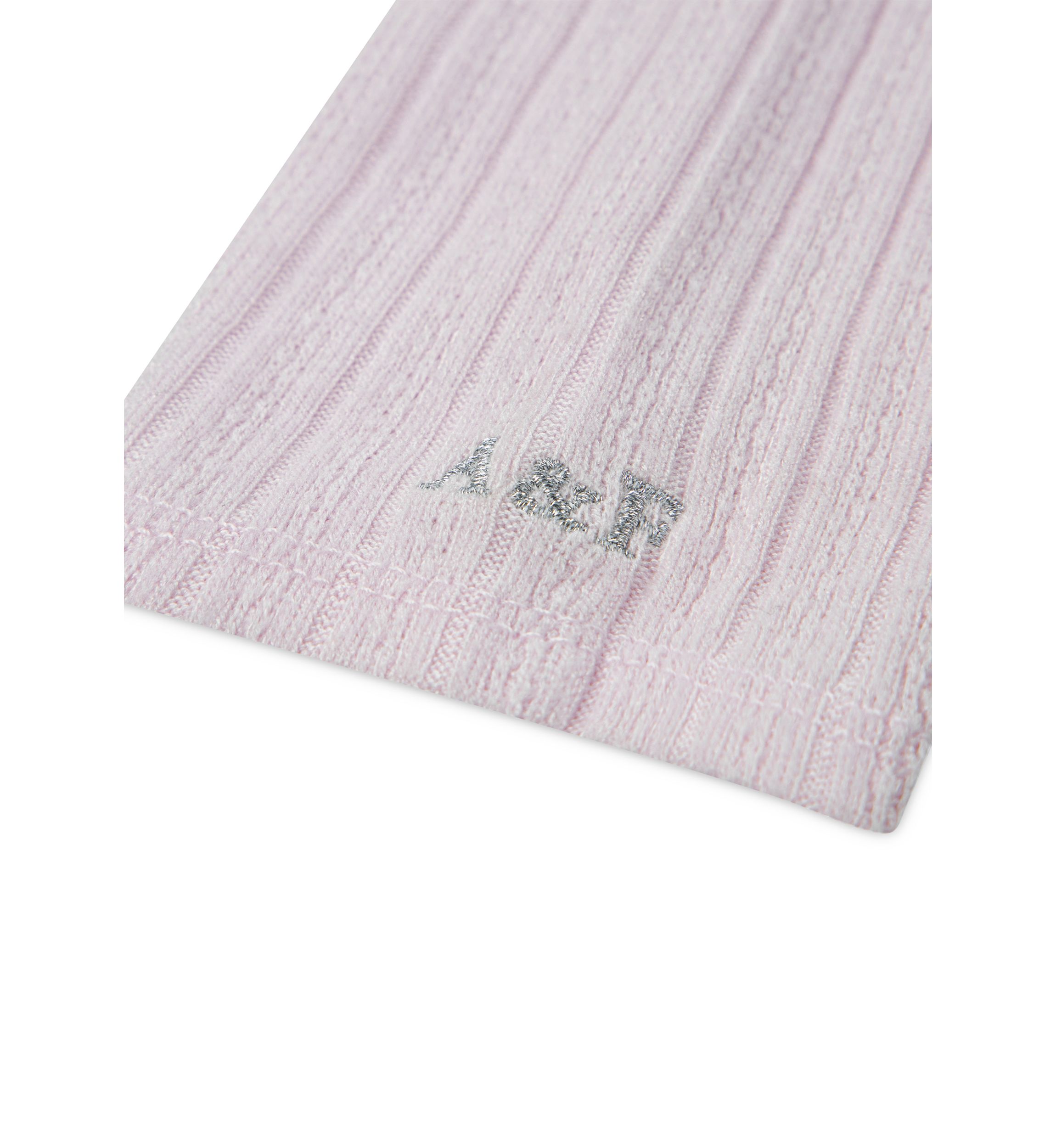 double bow pointelle top 