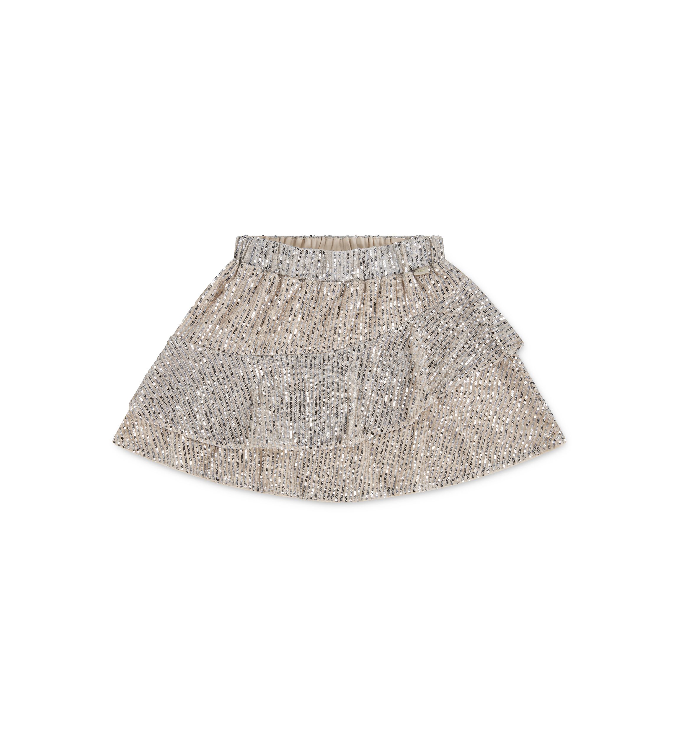 tiered sequin skort