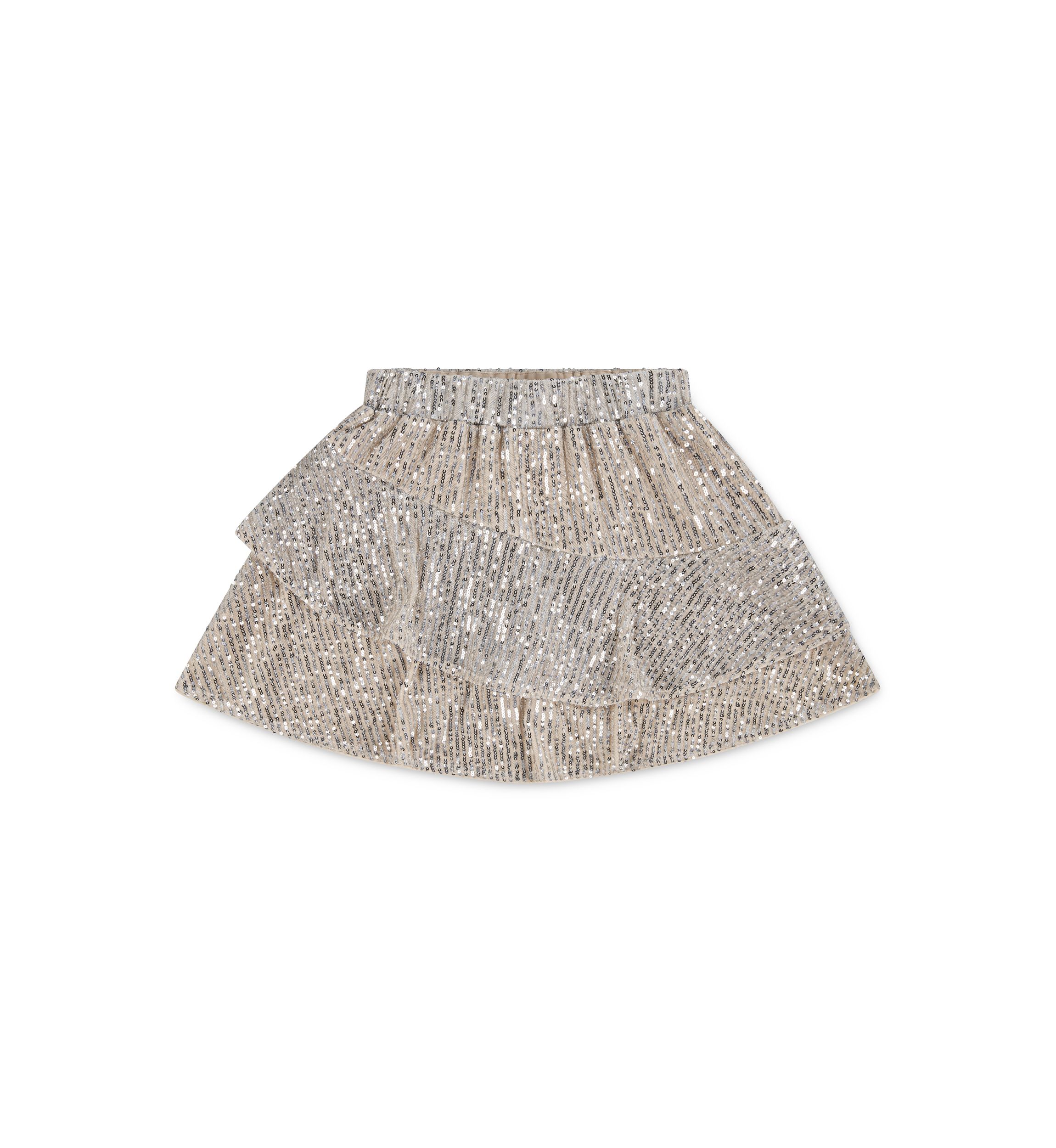 tiered sequin skort