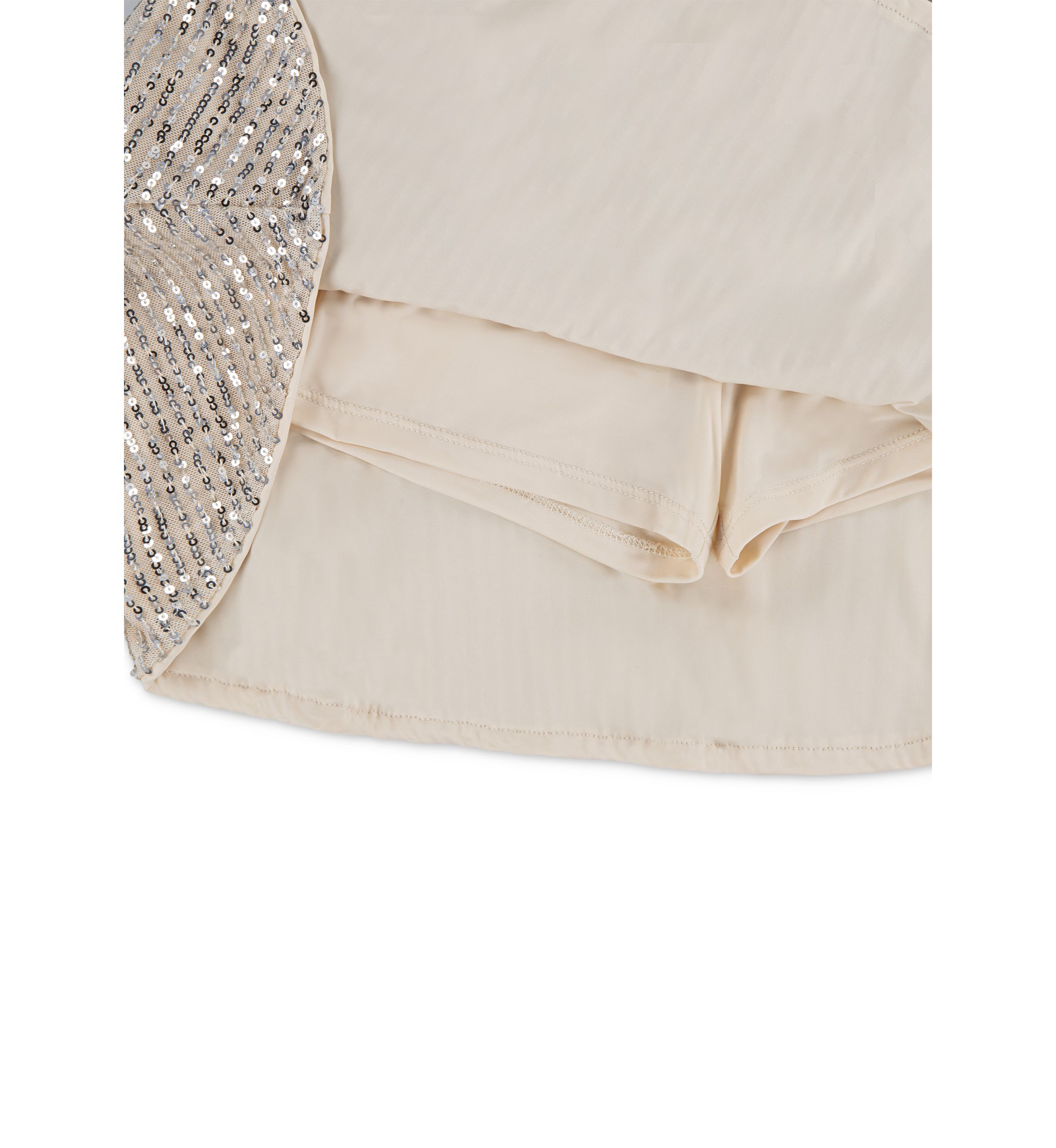 tiered sequin skort