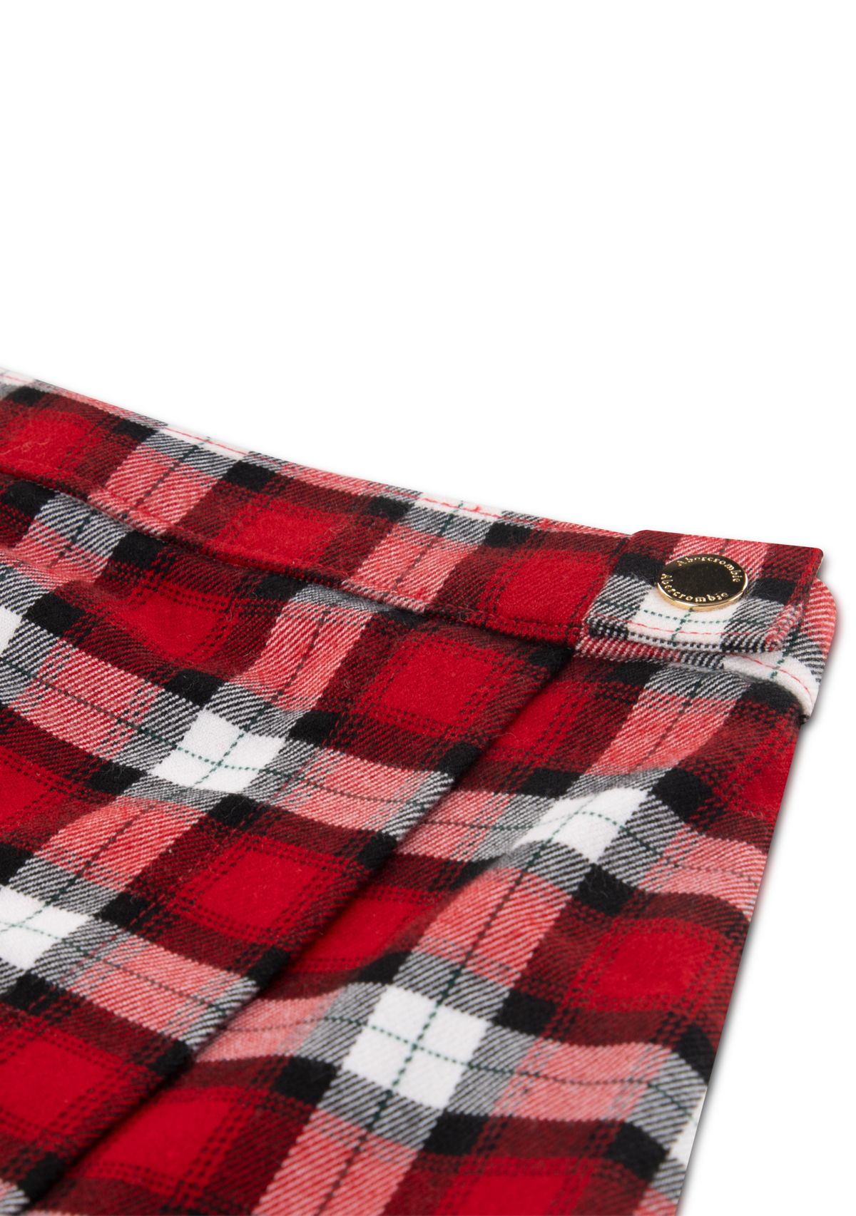 plaid wrap skort