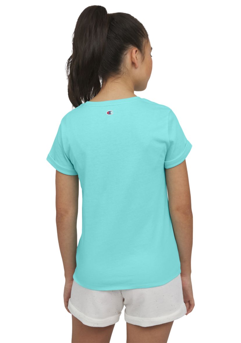 Girls 7-16 Tie Front Graphic T-Shirt