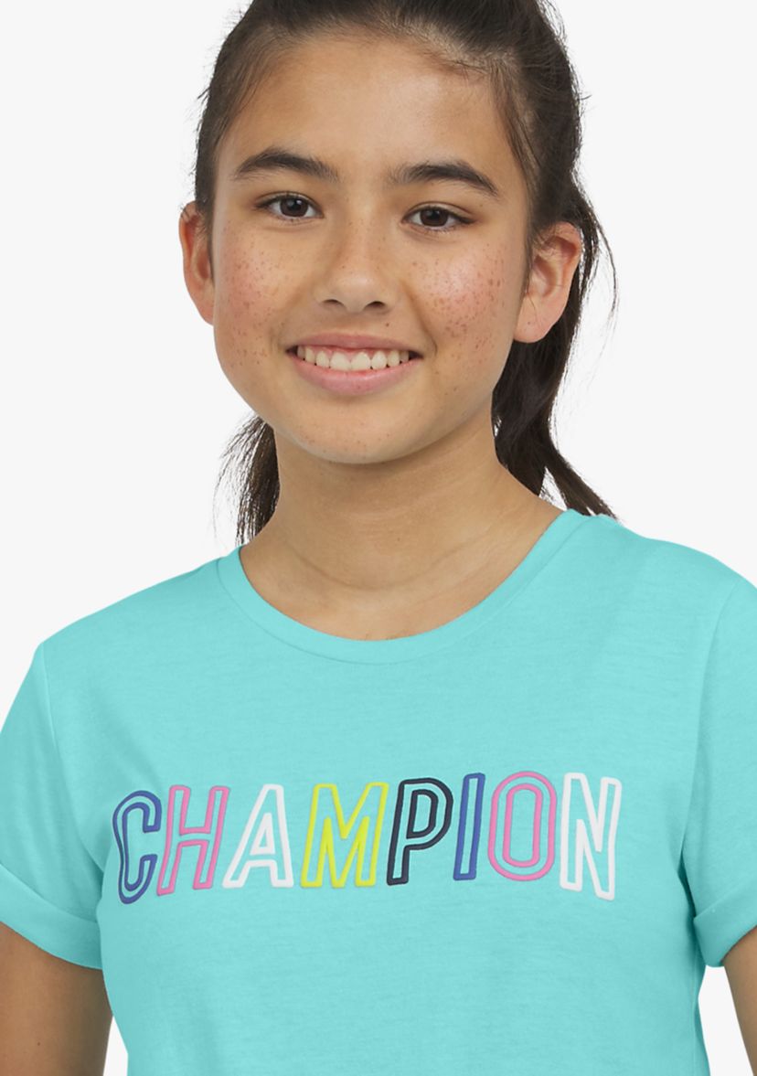 Girls 7-16 Tie Front Graphic T-Shirt