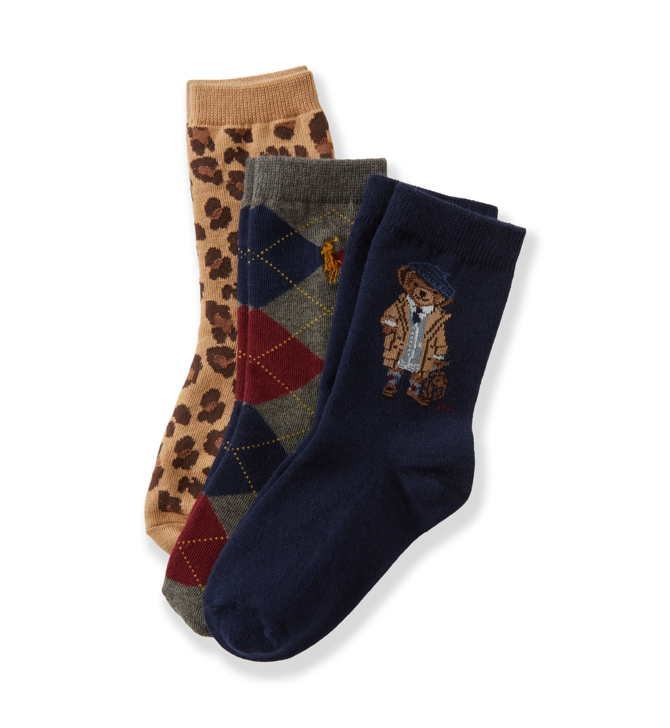 Baby Girl Bear Socks