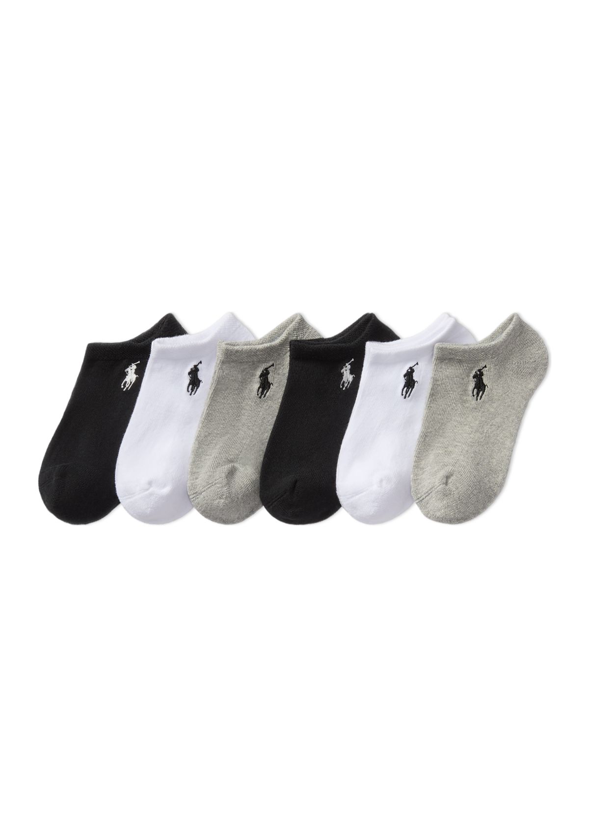 Girls 6-Pack of Low-Cut Socks