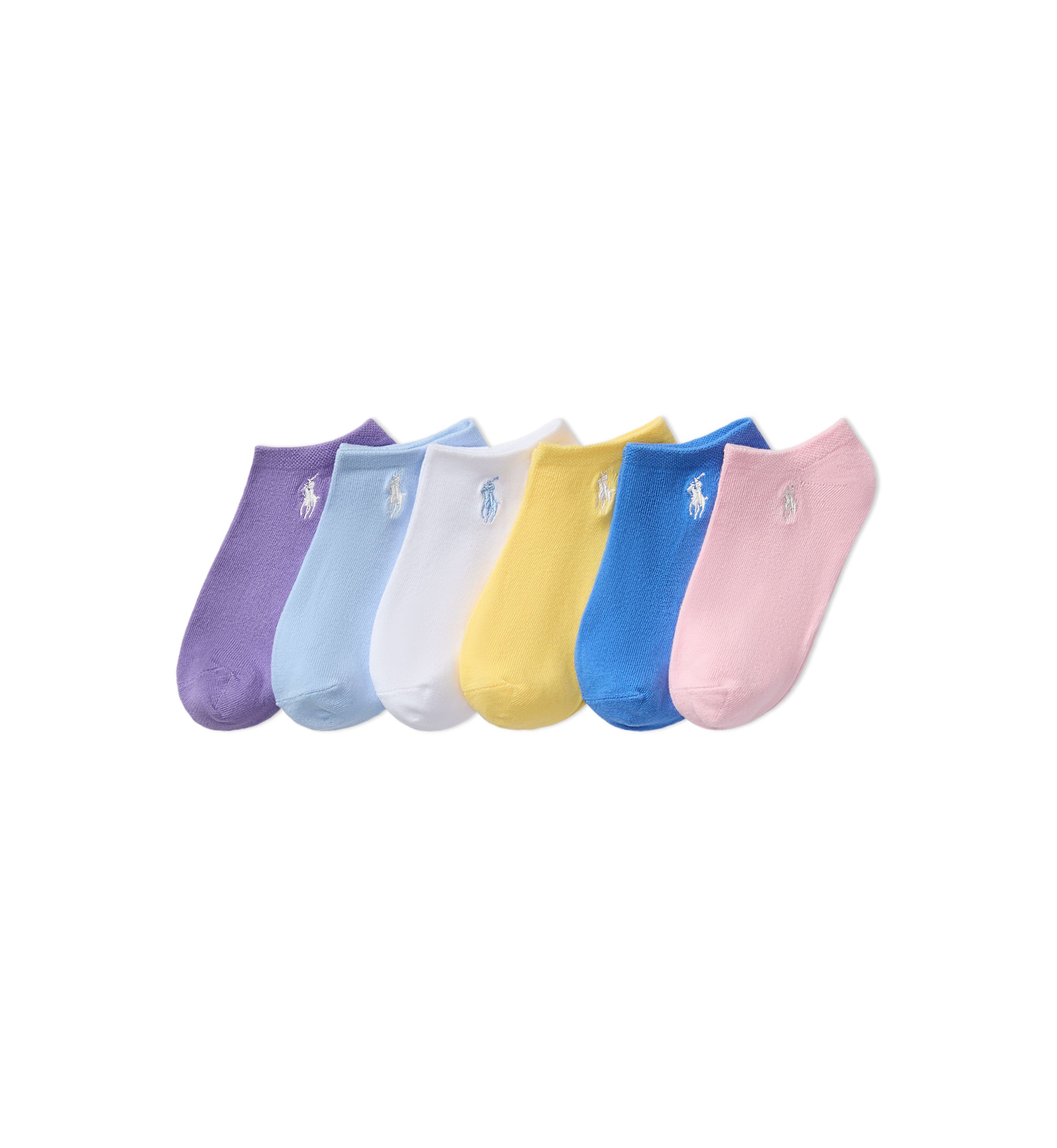 Polo Girls Classic Solid Low Cut Socks - 6 Pack