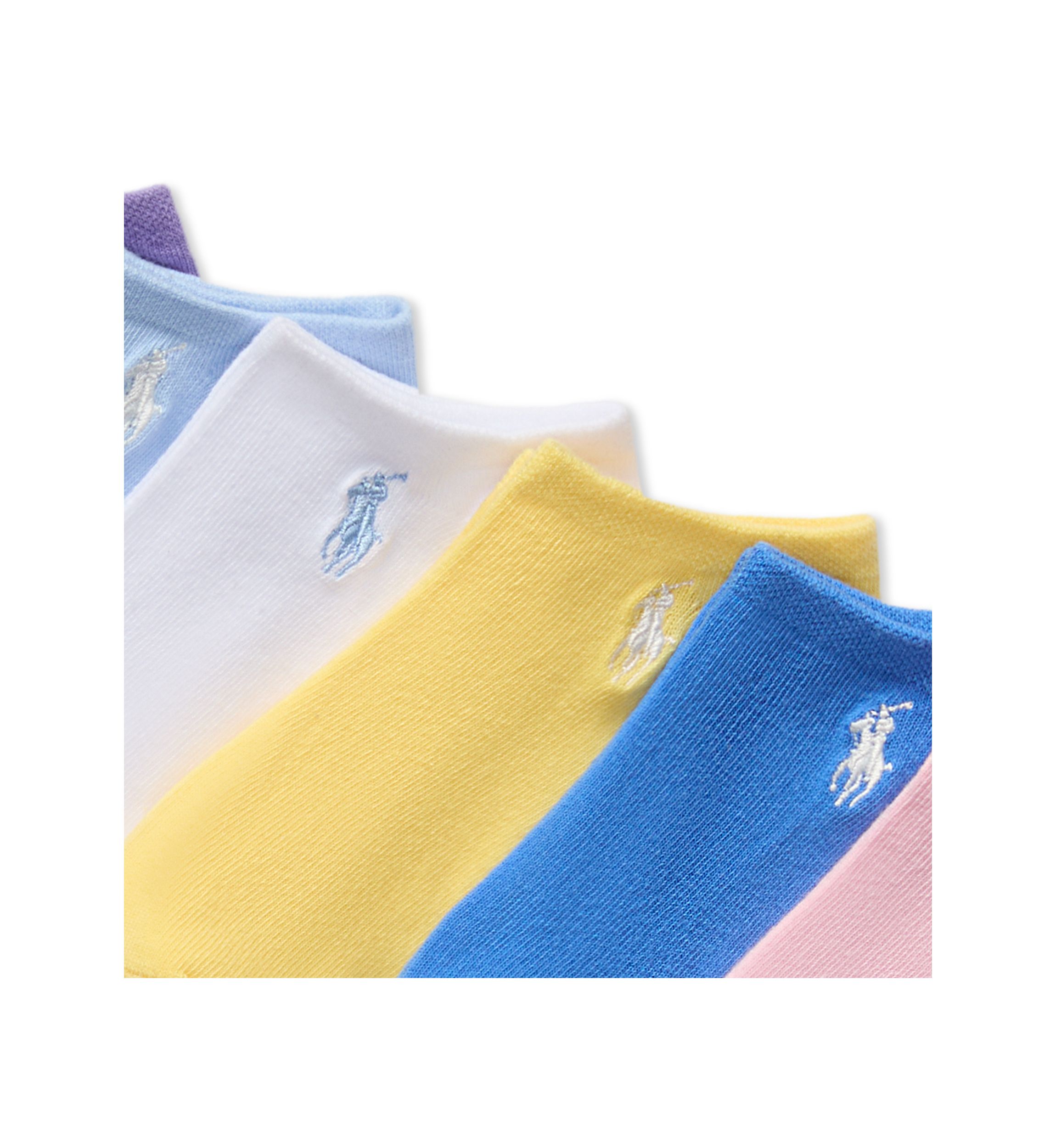 Polo Girls Classic Solid Low Cut Socks - 6 Pack