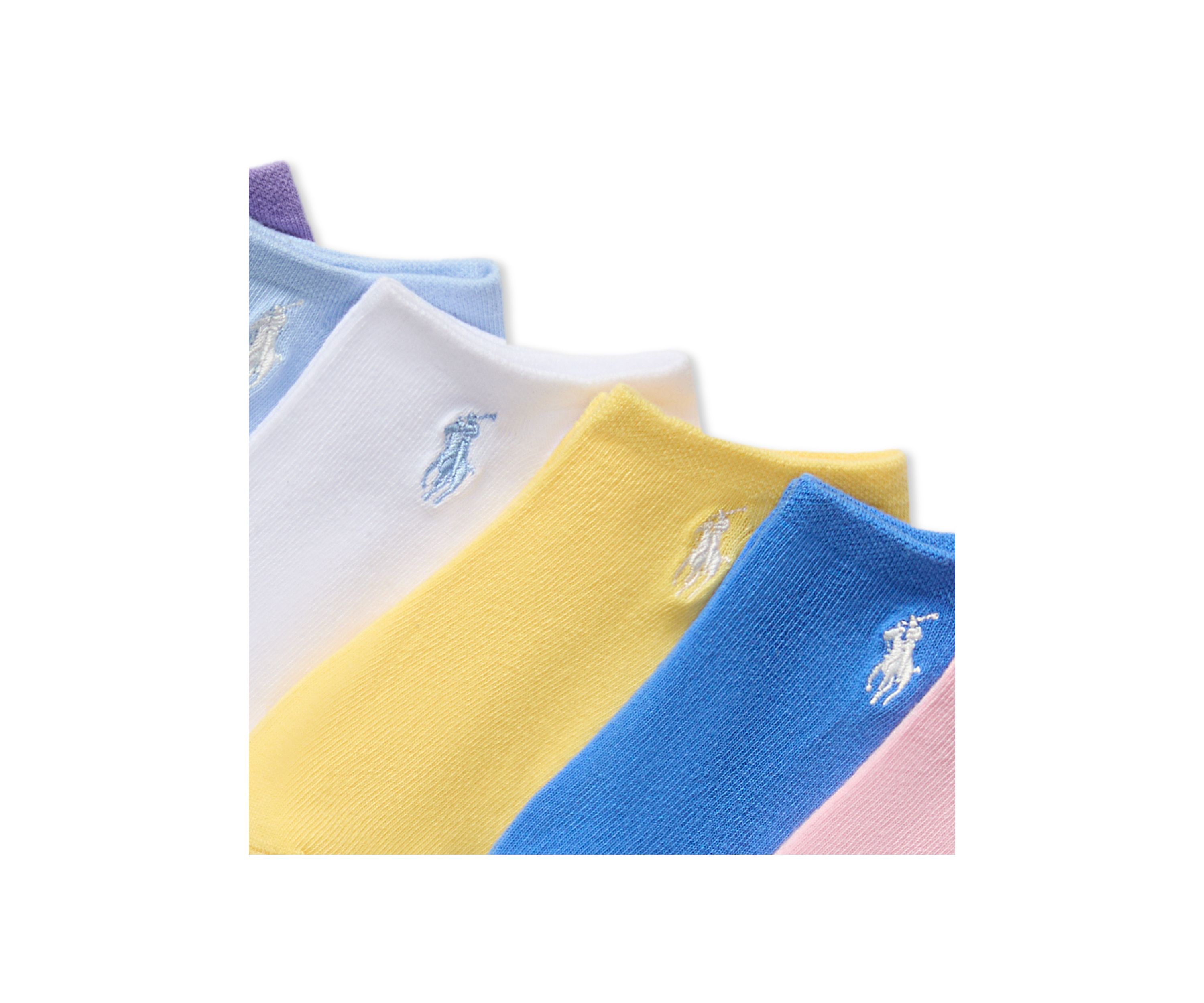 Polo Girls Classic Solid Low Cut Socks - 6 Pack