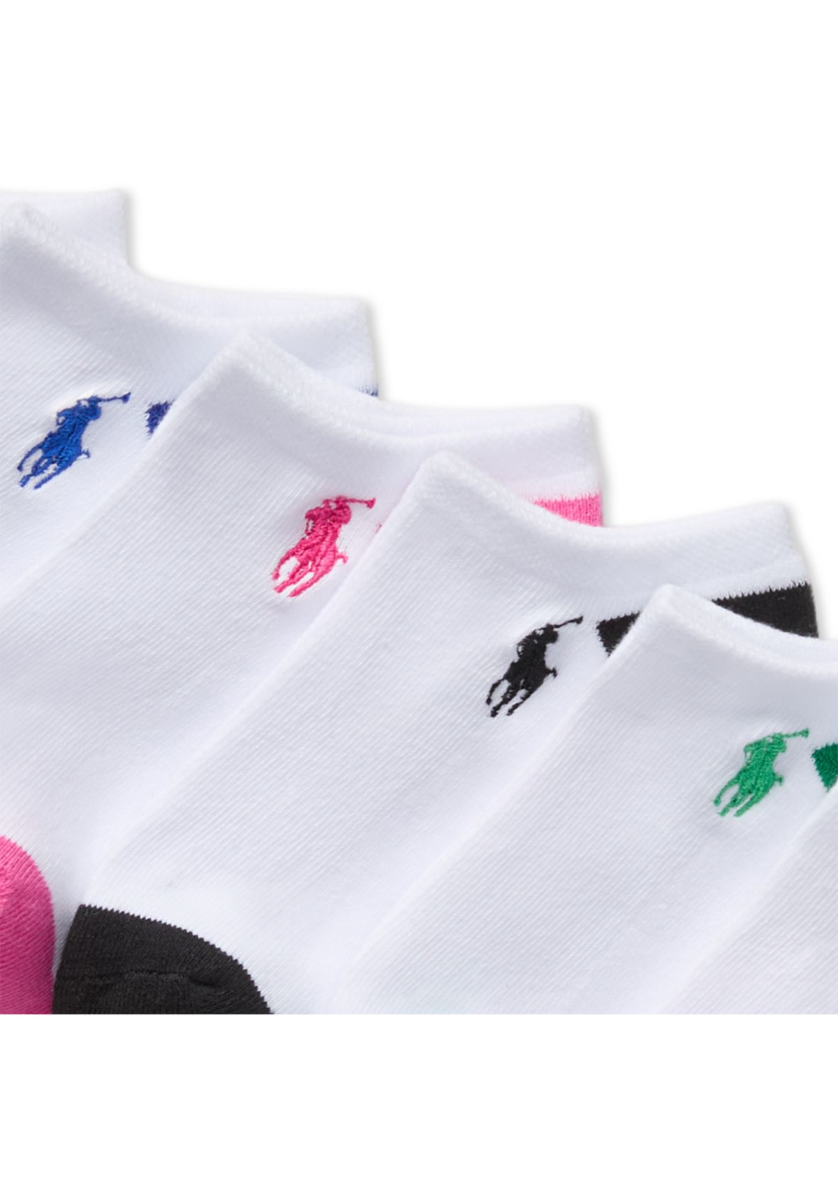 Polo Girls Classic Solid Low Cut Socks - 6 Pack