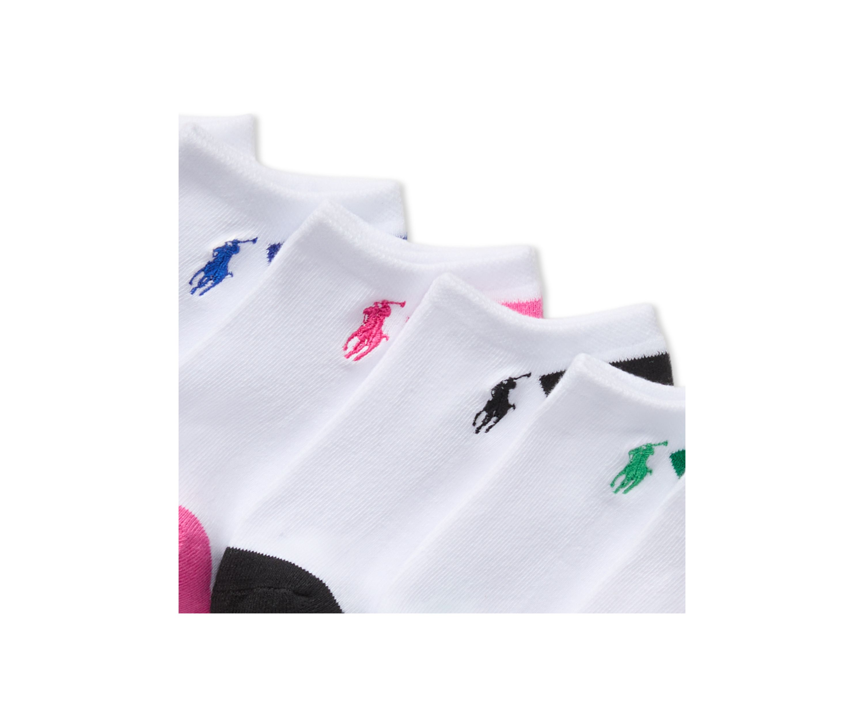 Polo Girls Classic Solid Low Cut Socks - 6 Pack