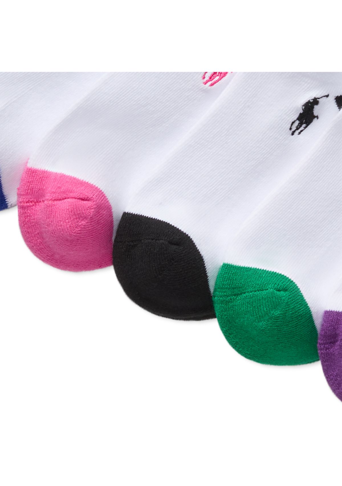Polo Girls Classic Solid Low Cut Socks - 6 Pack