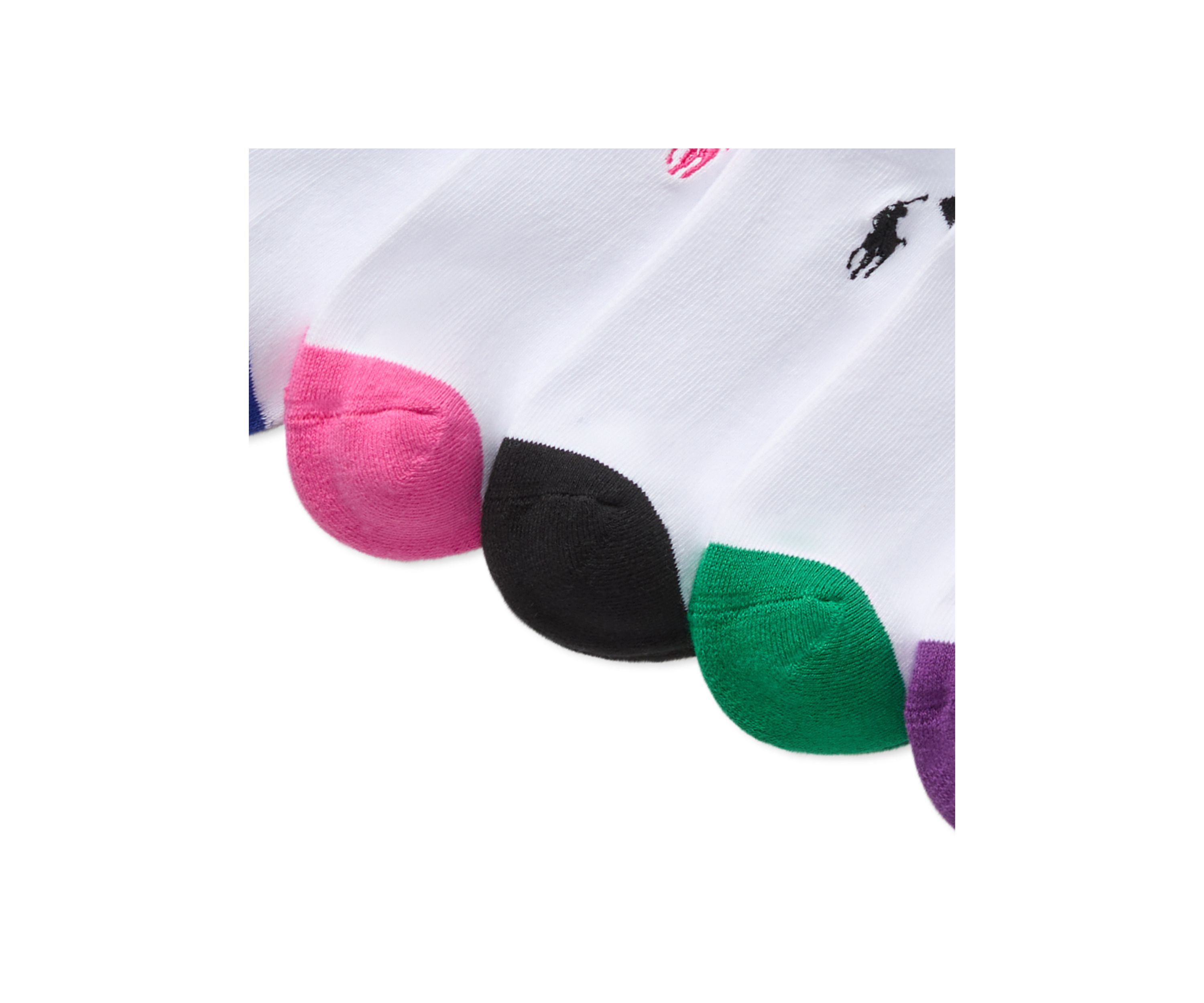 Polo Girls Classic Solid Low Cut Socks - 6 Pack