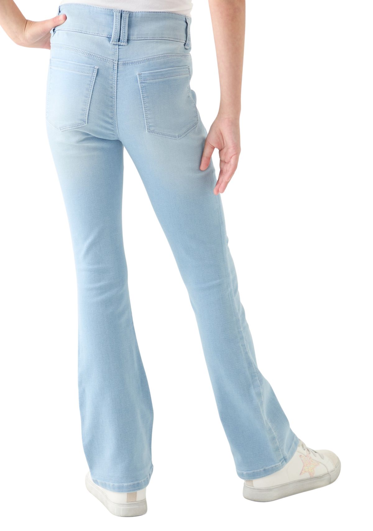 Girls 7-16 Knit Flare Jeans