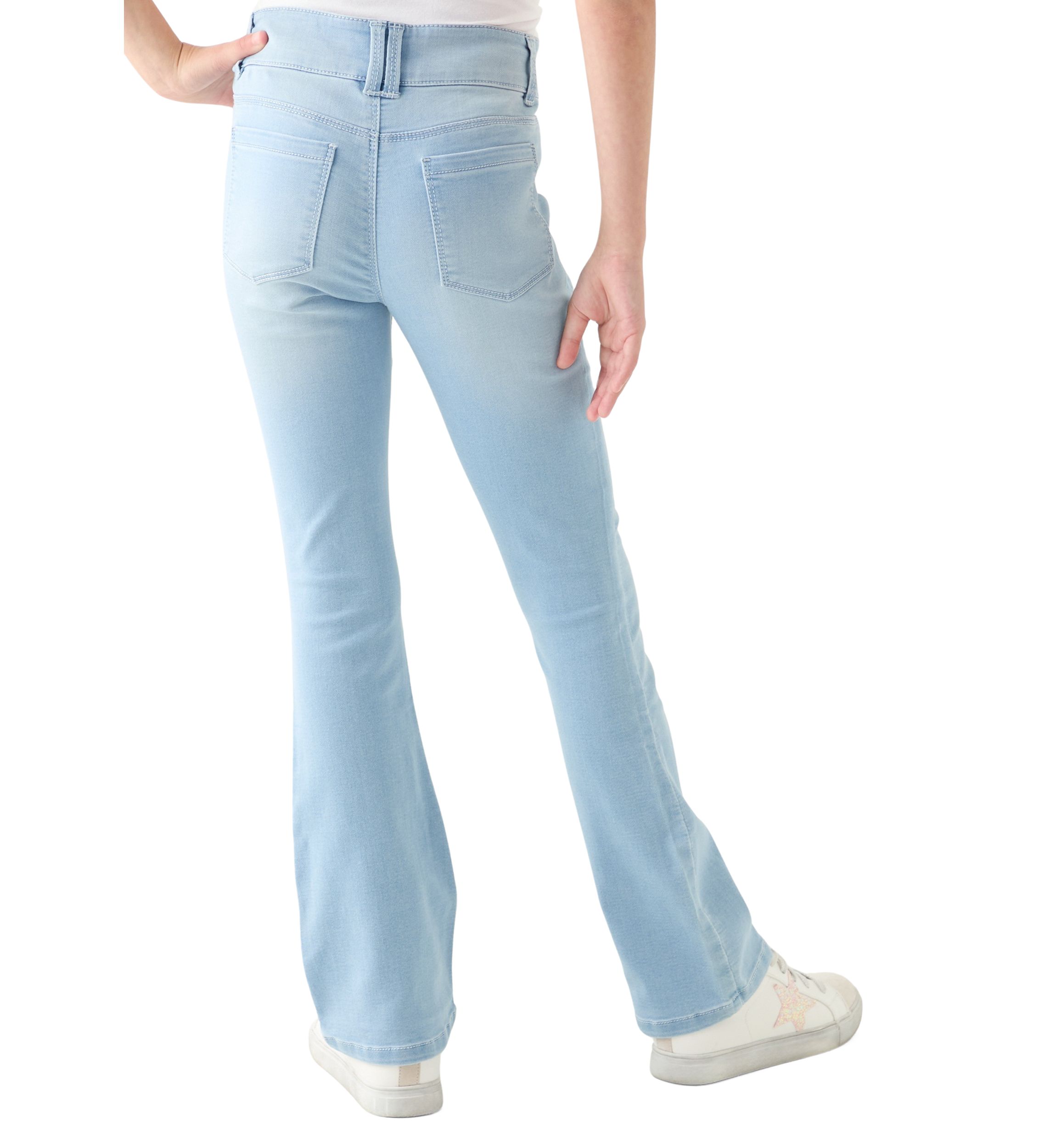 Girls 7-16 Knit Flare Jeans