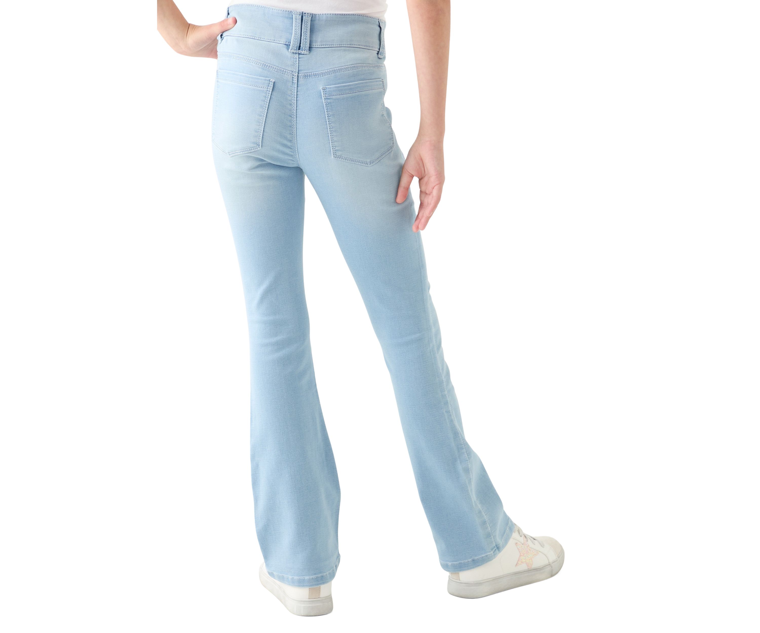 Girls 7-16 Knit Flare Jeans