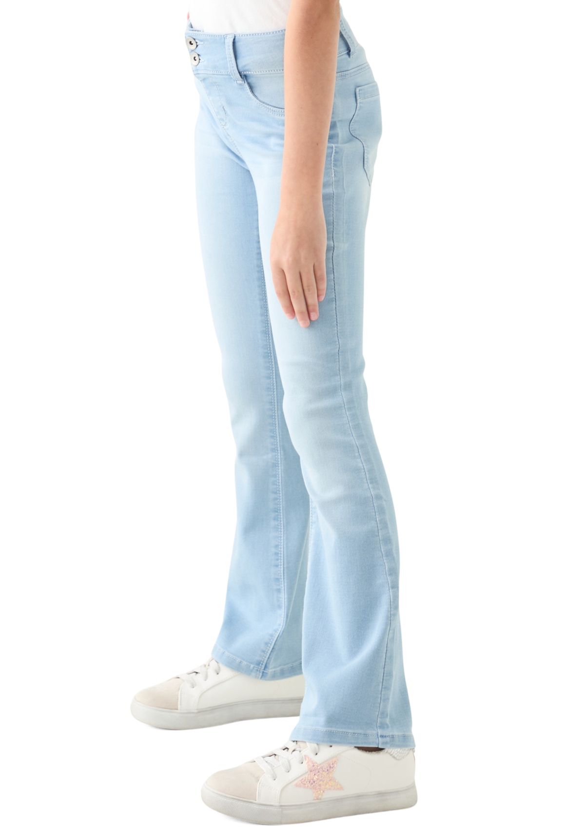 Girls 7-16 Knit Flare Jeans