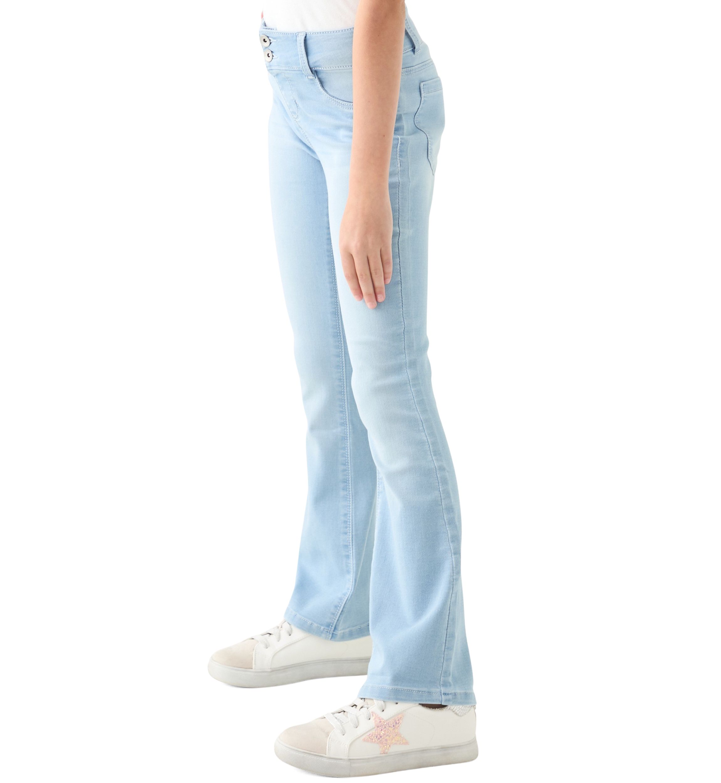 Girls 7-16 Knit Flare Jeans