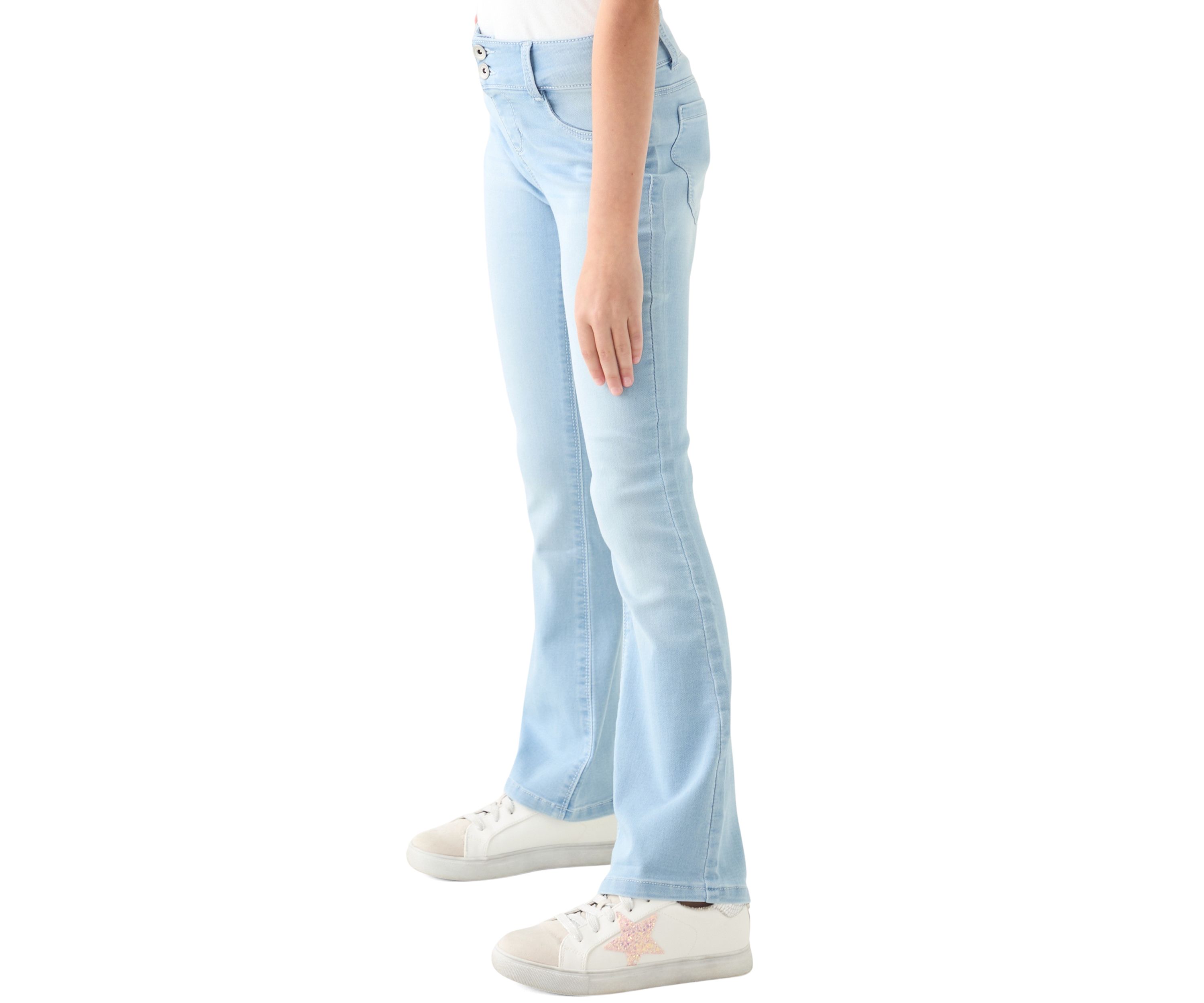 Girls 7-16 Knit Flare Jeans