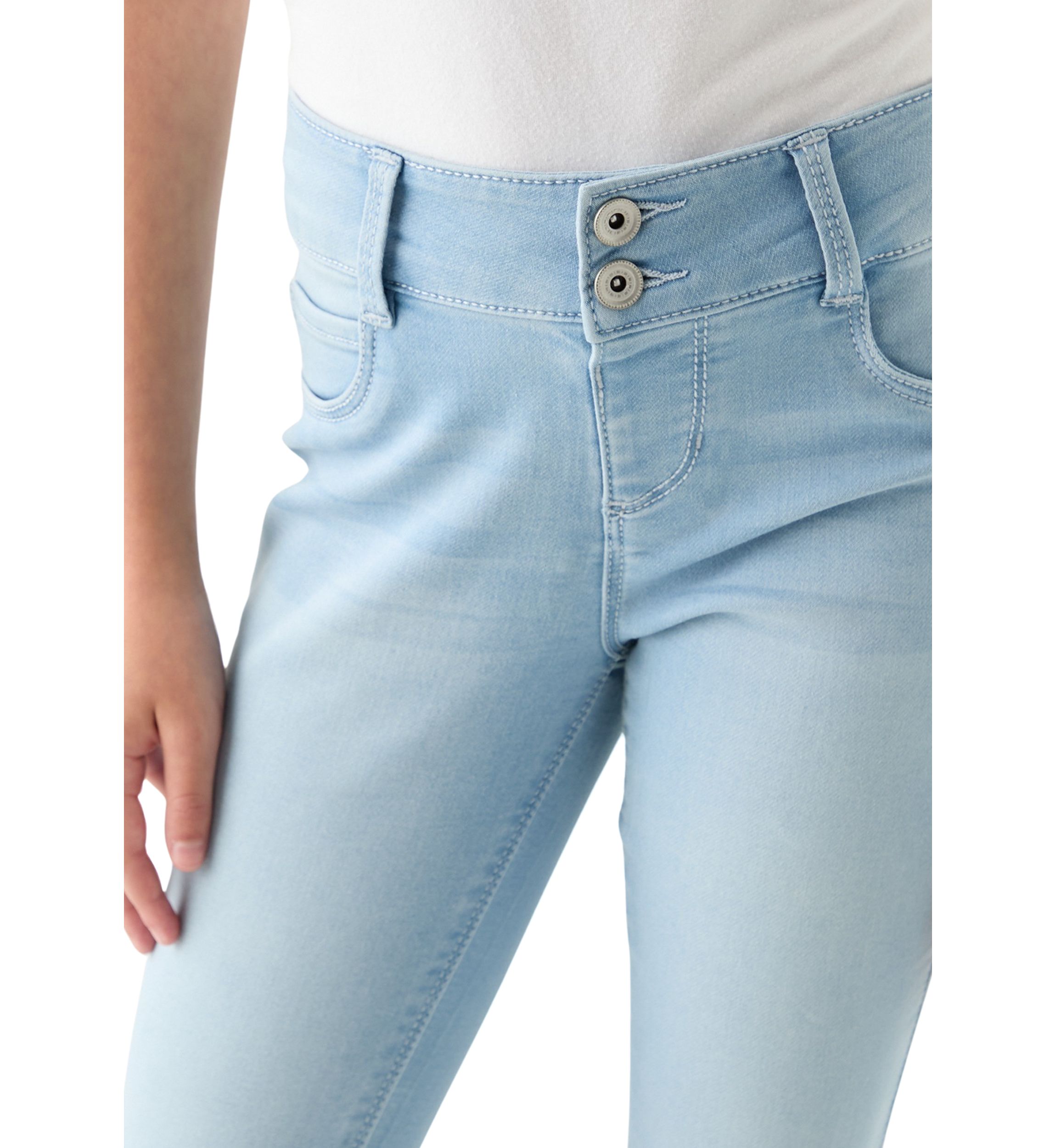 Girls 7-16 Knit Flare Jeans