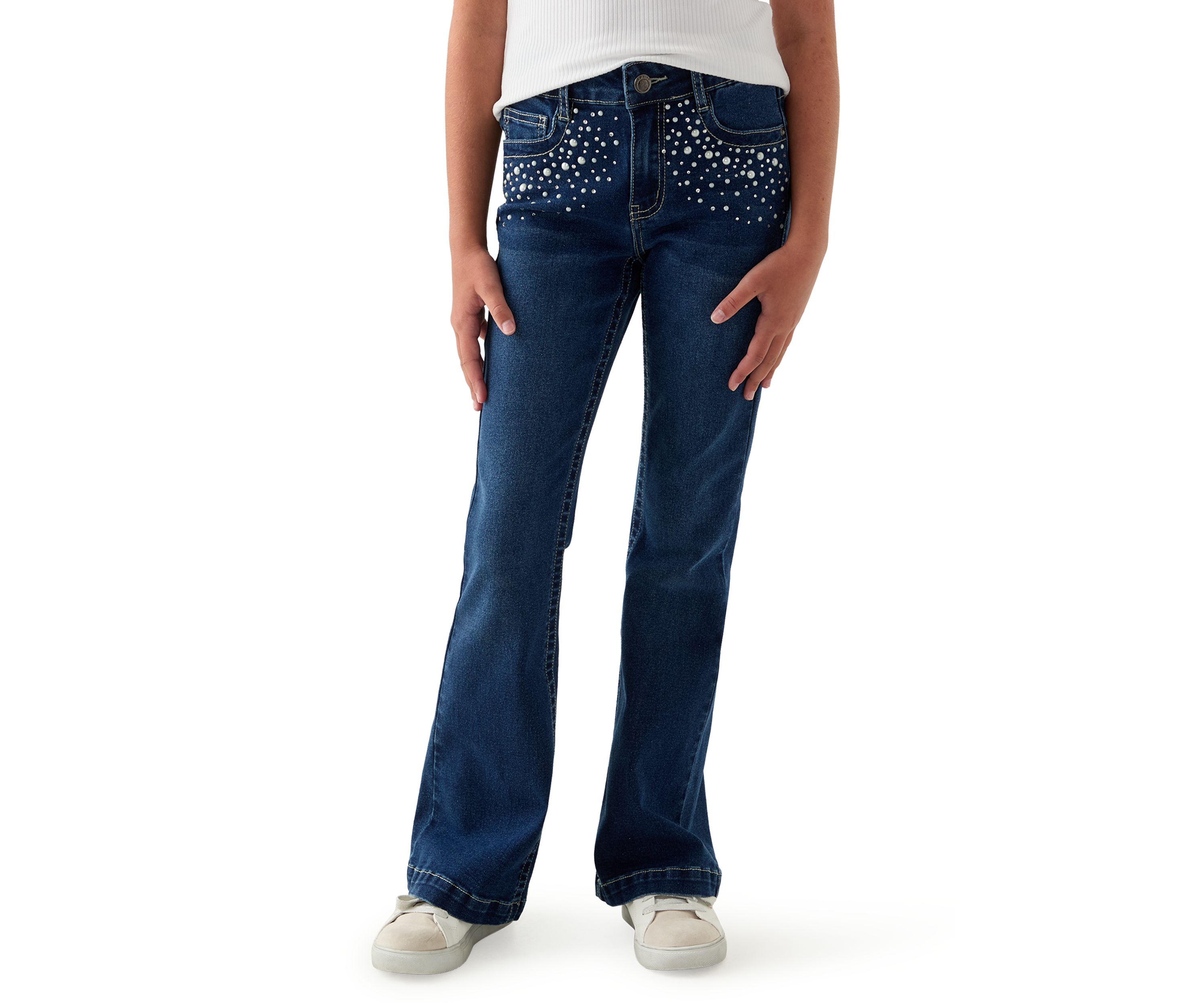 Girls 7-16 Diamond Flare Jeans