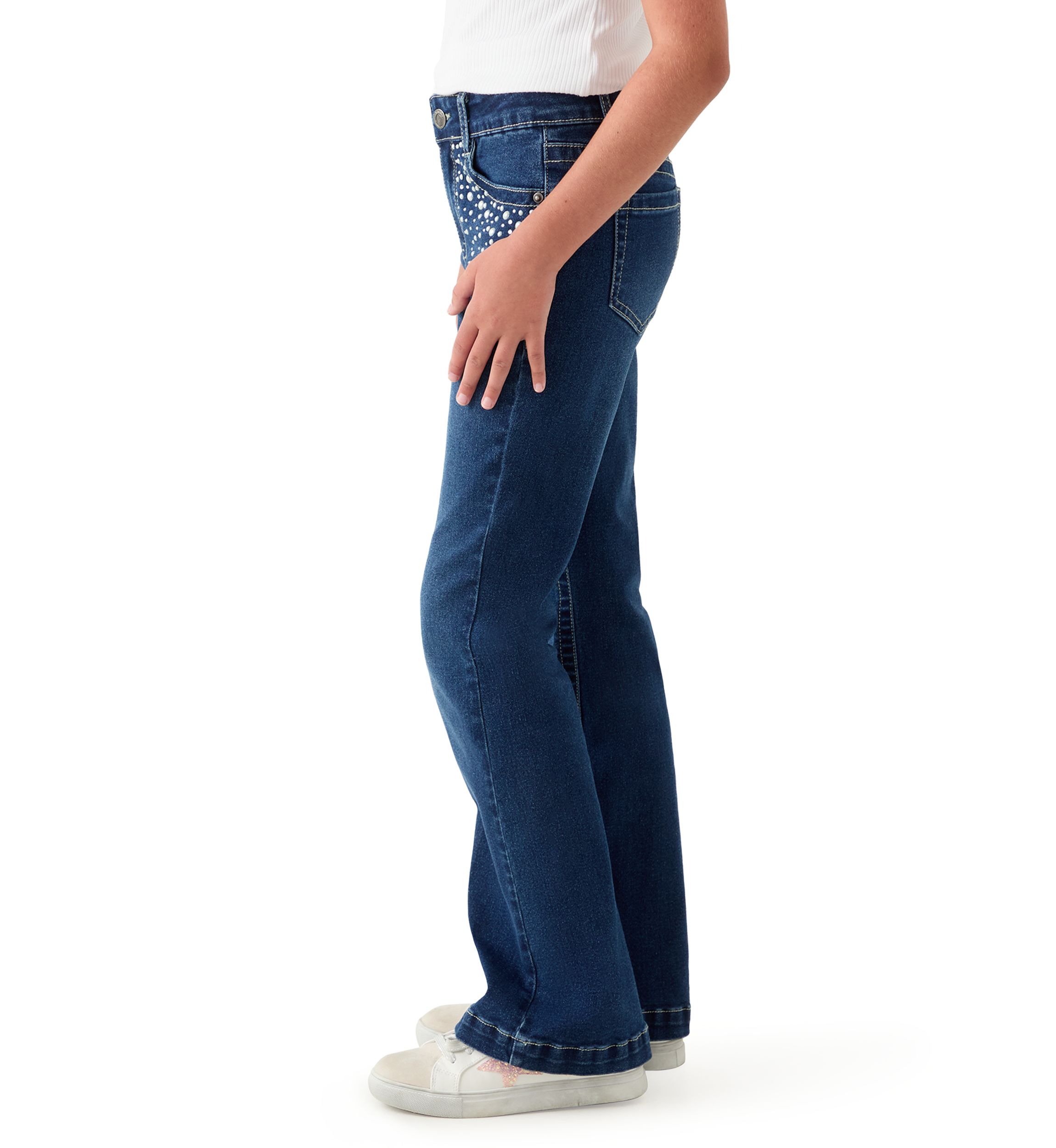Girls 7-16 Diamond Flare Jeans