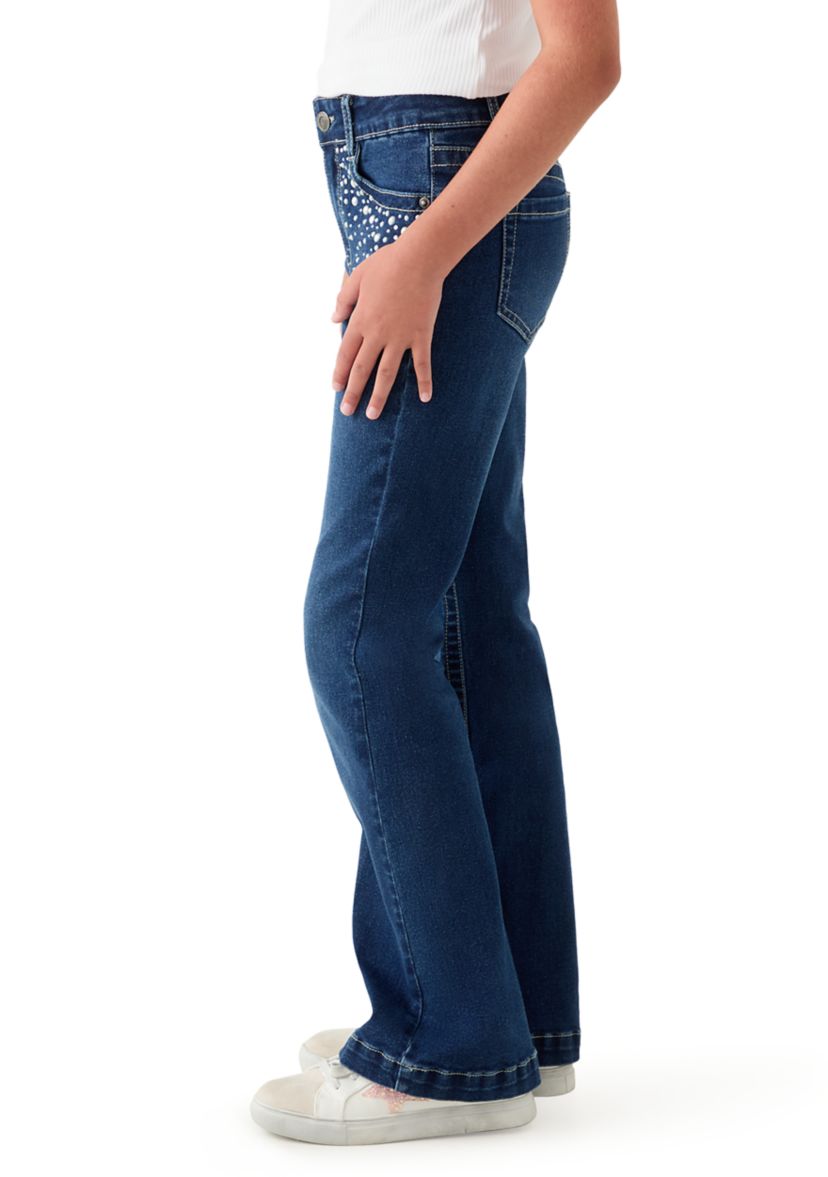 Girls 7-16 Diamond Flare Jeans