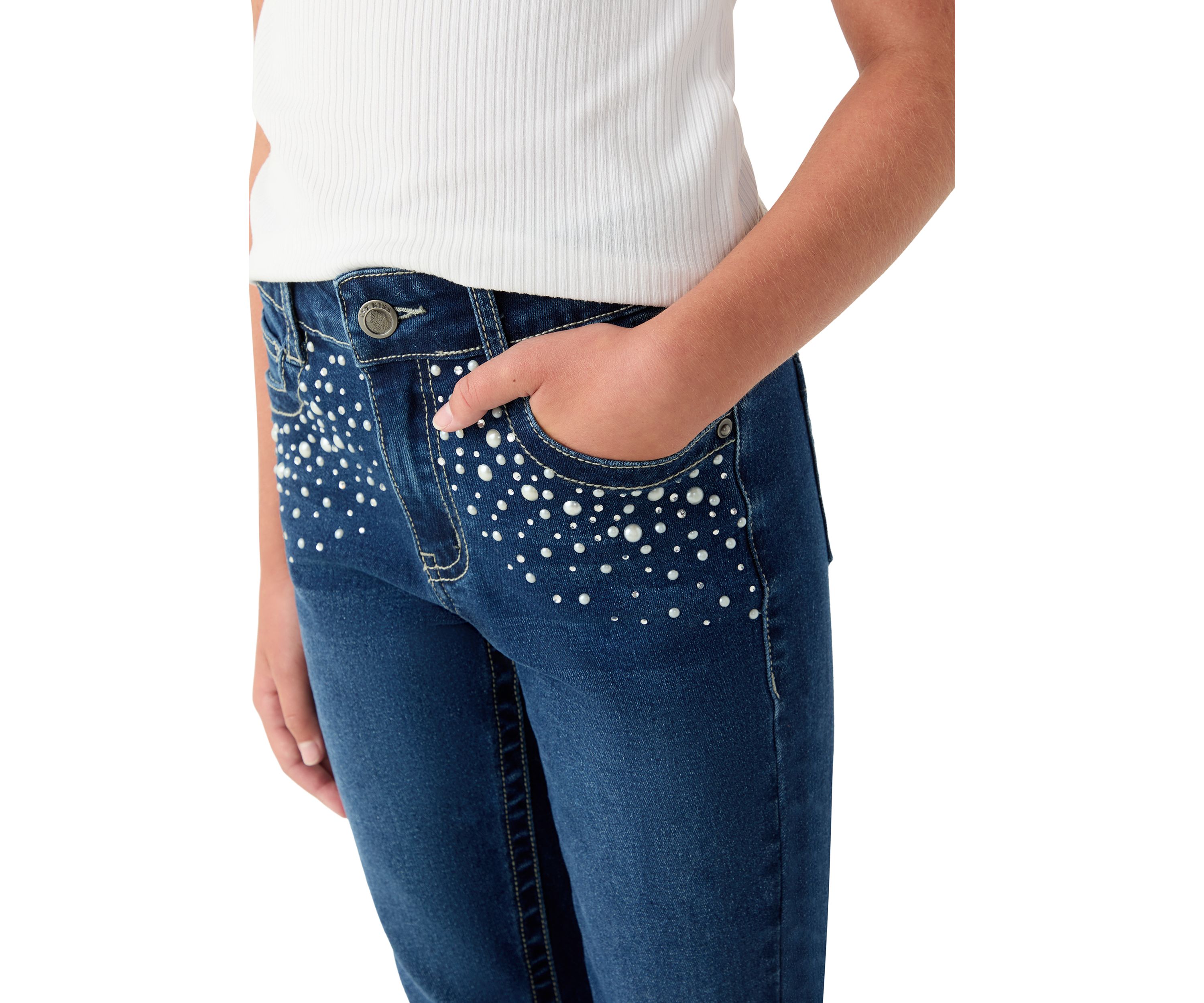 Girls 7-16 Diamond Flare Jeans