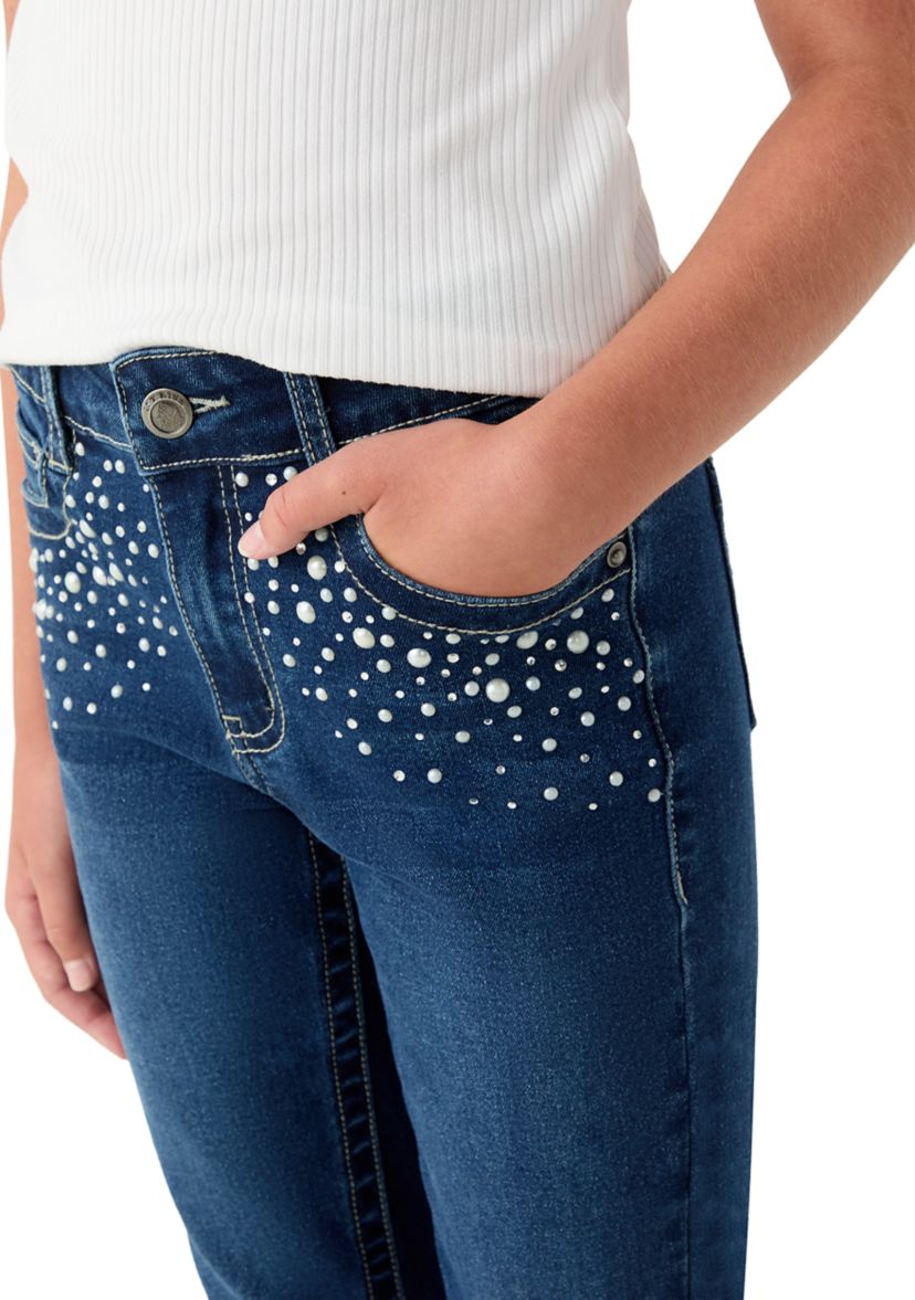 Girls 7-16 Diamond Flare Jeans