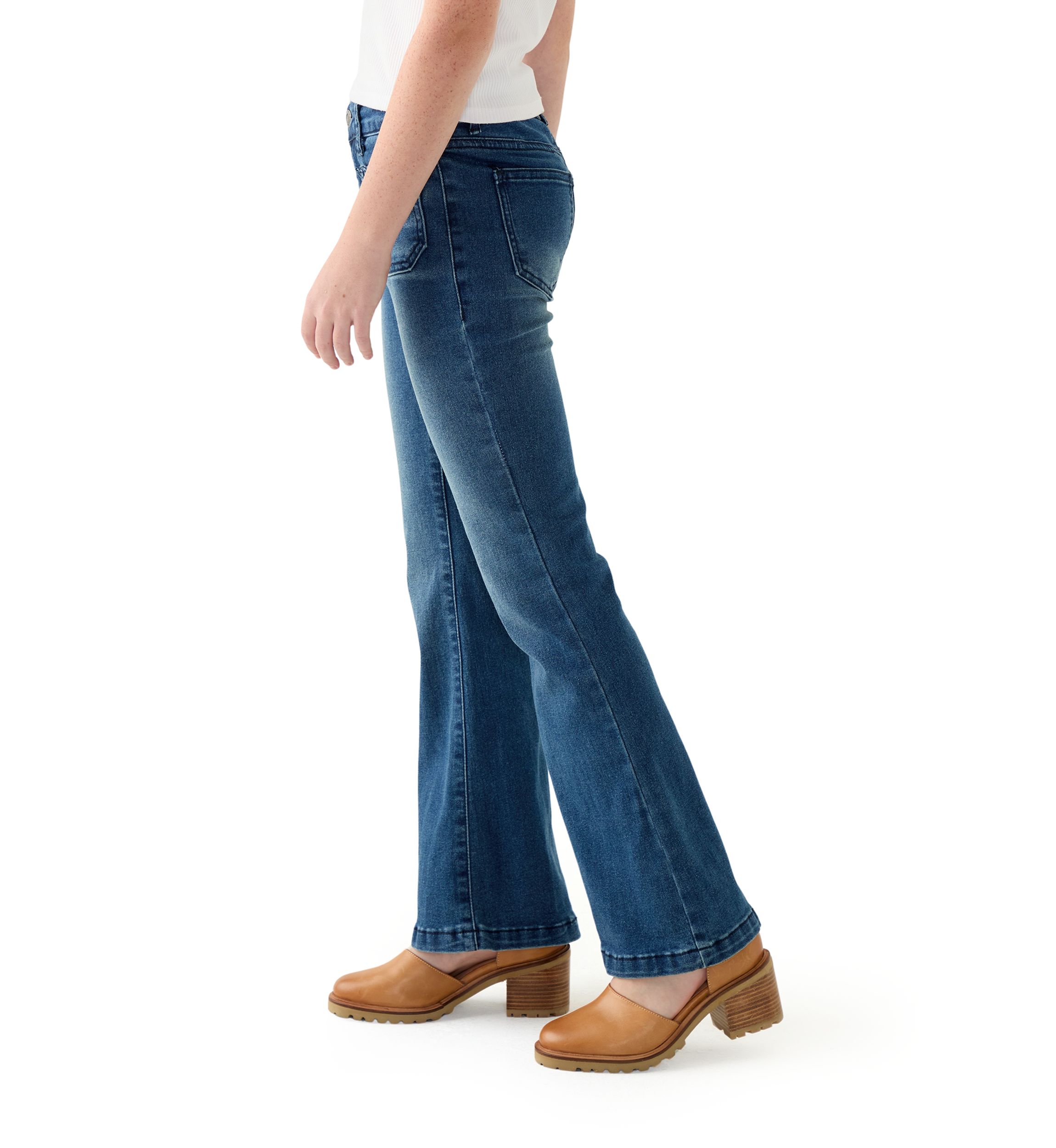 Girls 7-16 Braided Flare Jeans