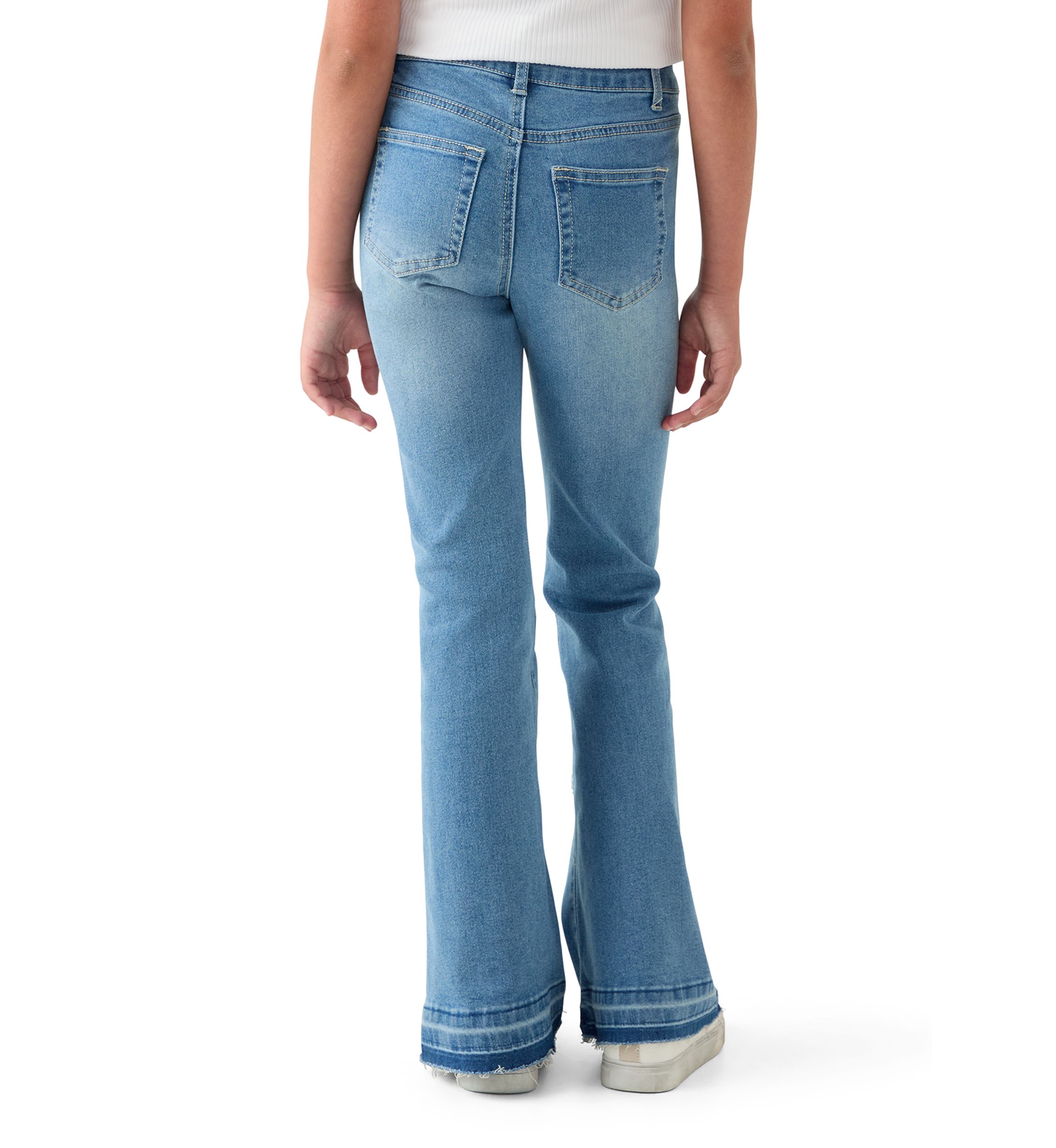 Girls 7-16 Butterfly Flare Jeans