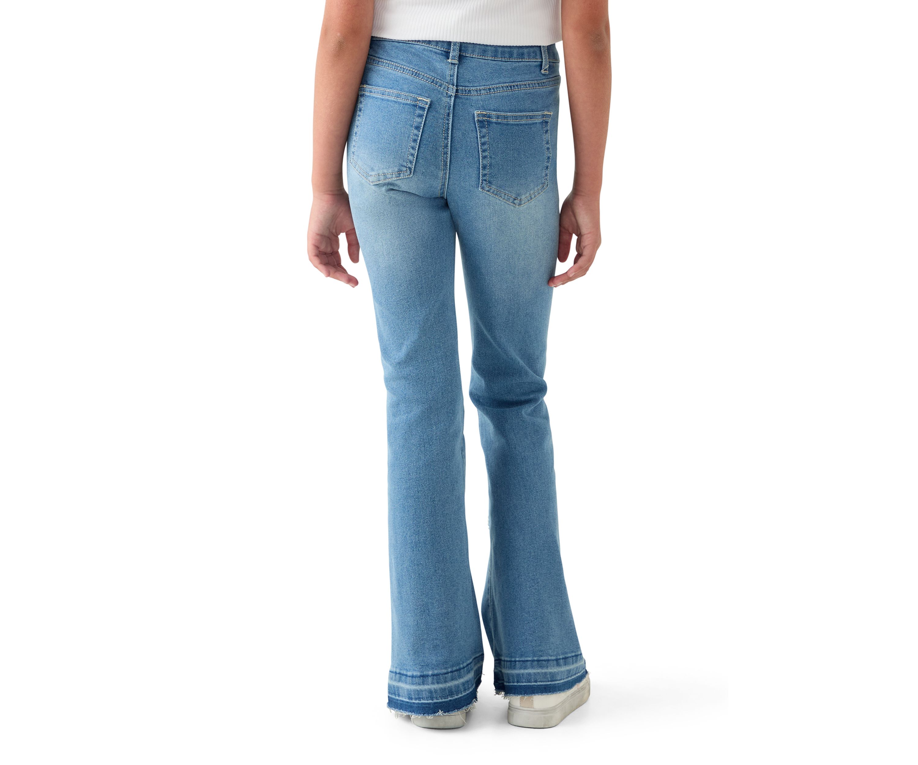 Girls 7-16 Butterfly Flare Jeans