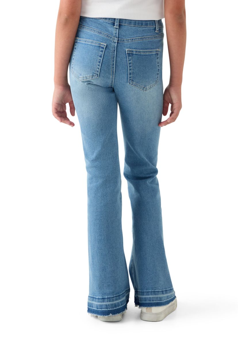 Girls 7-16 Butterfly Flare Jeans