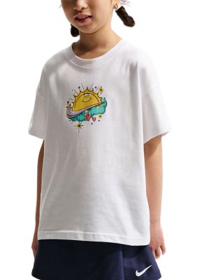 Nike Big Kids Graphic T-Shirt, White, XL