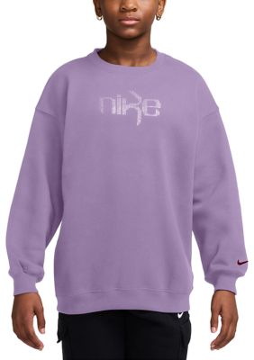 Nike® Girls 7-16 Oversized Crew-Neck Sweatshirt | Belk