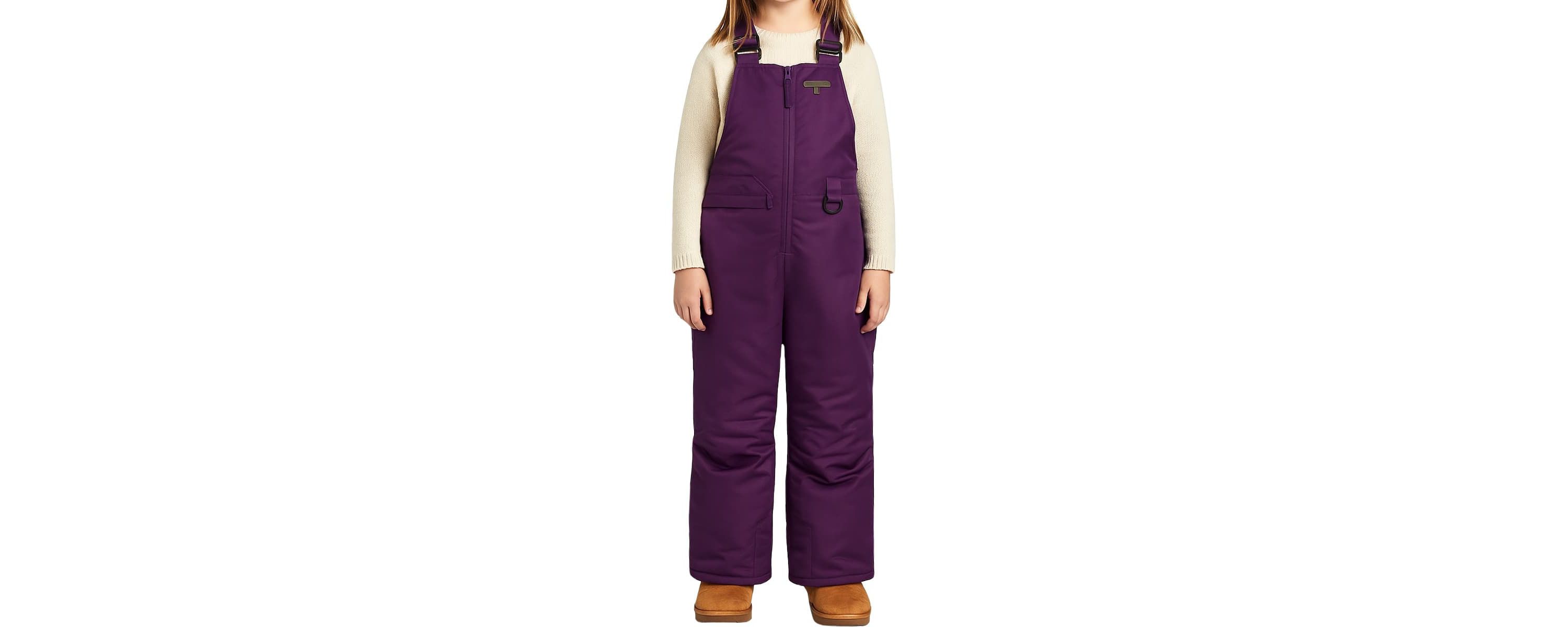 GIRLS SNOW BIBS