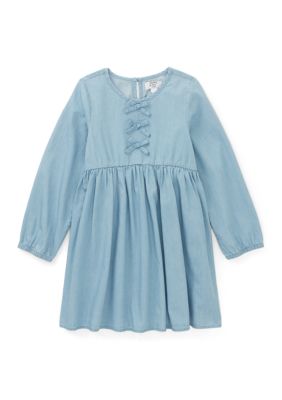 Crown & Ivy Girls 4-6x Chambray Dress