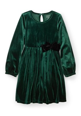Crown & Ivy Girls 4-6x Velvet Dress