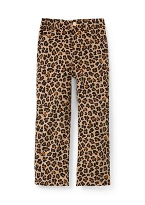 Crown & Ivy Girls 4-6x Corduroy 5-Pocket Pants, Tan